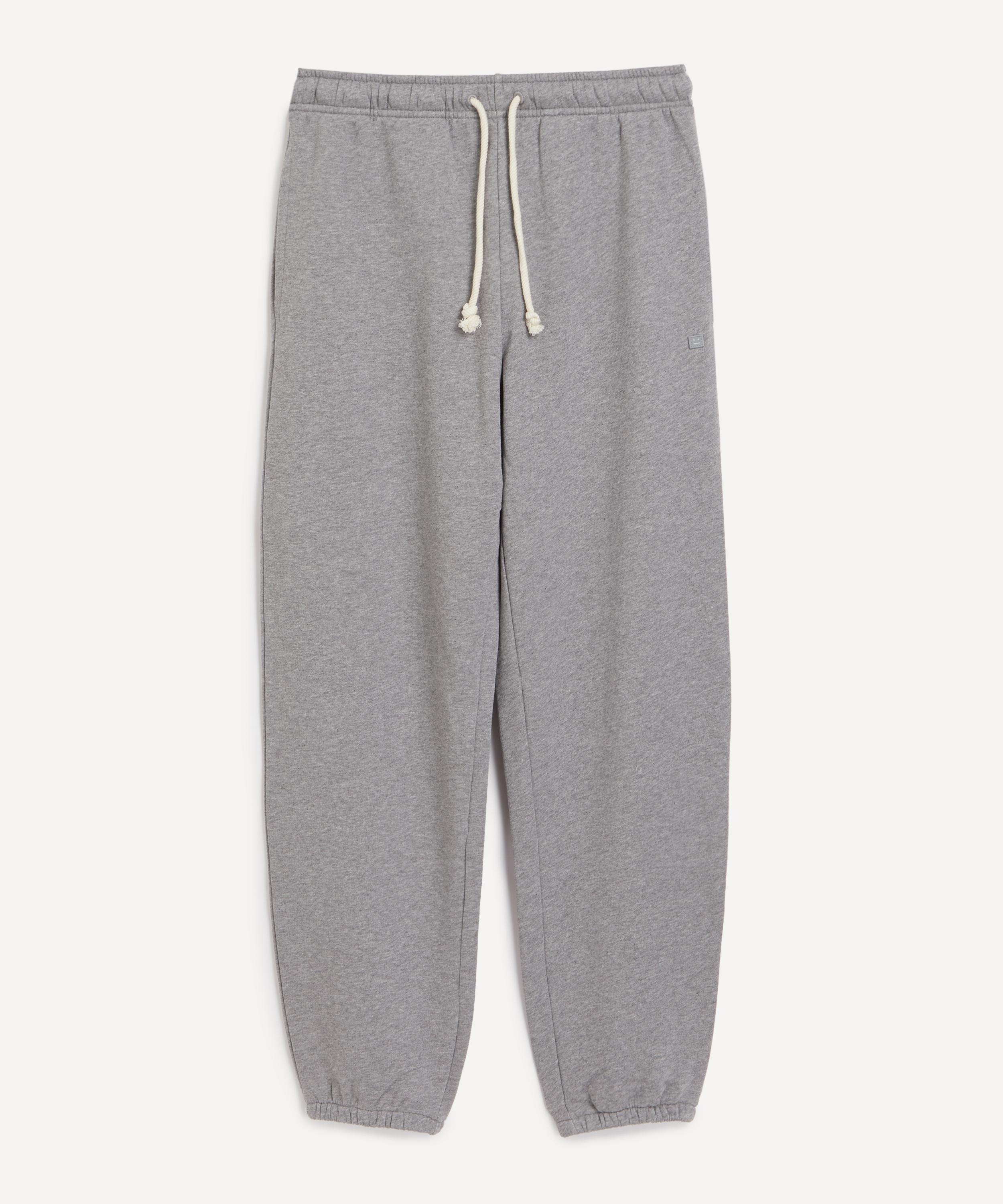 Acne Studios - Grey Melange Drawstring Sweatpants image number 0