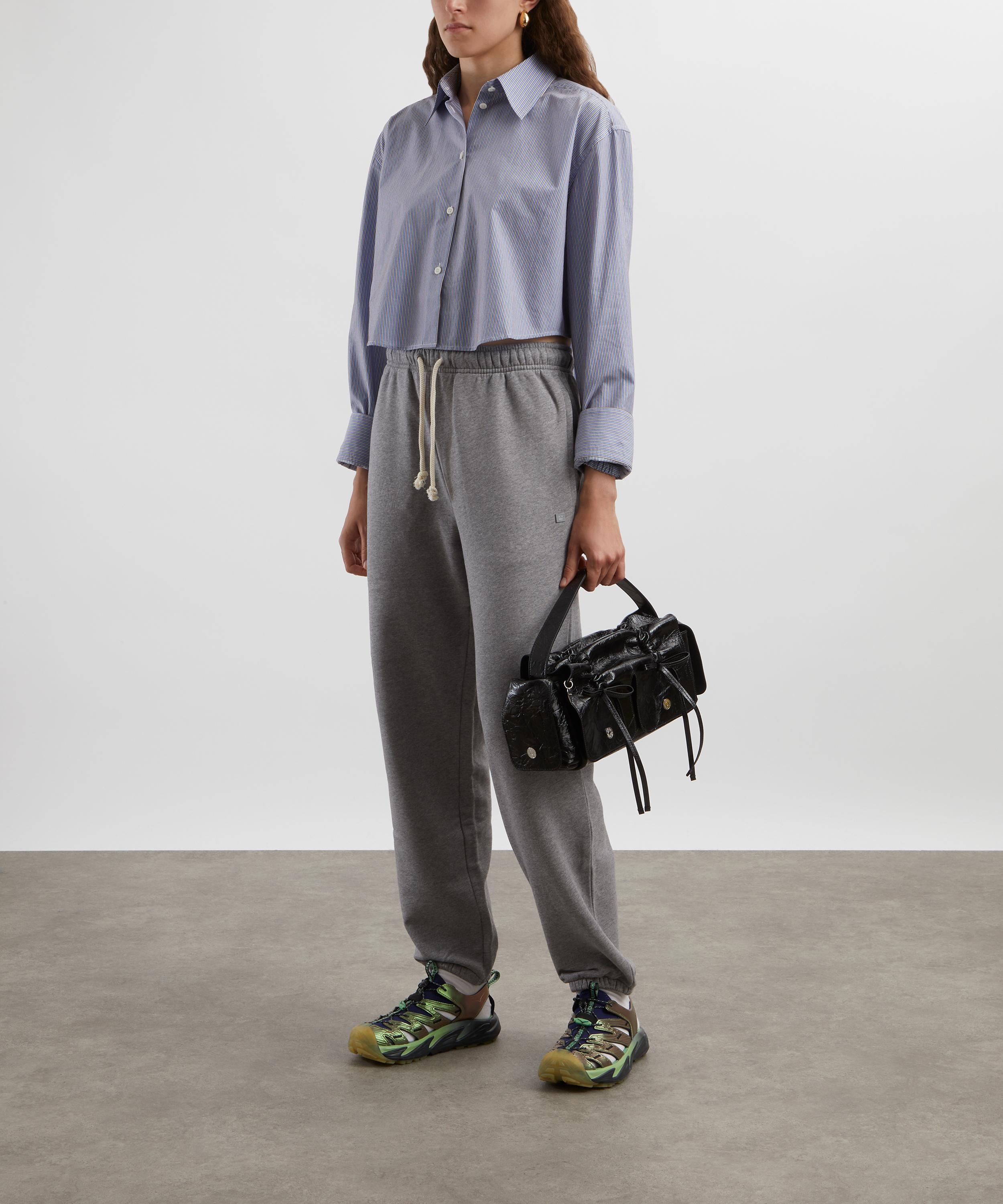 Acne Studios - Grey Melange Drawstring Sweatpants image number 1