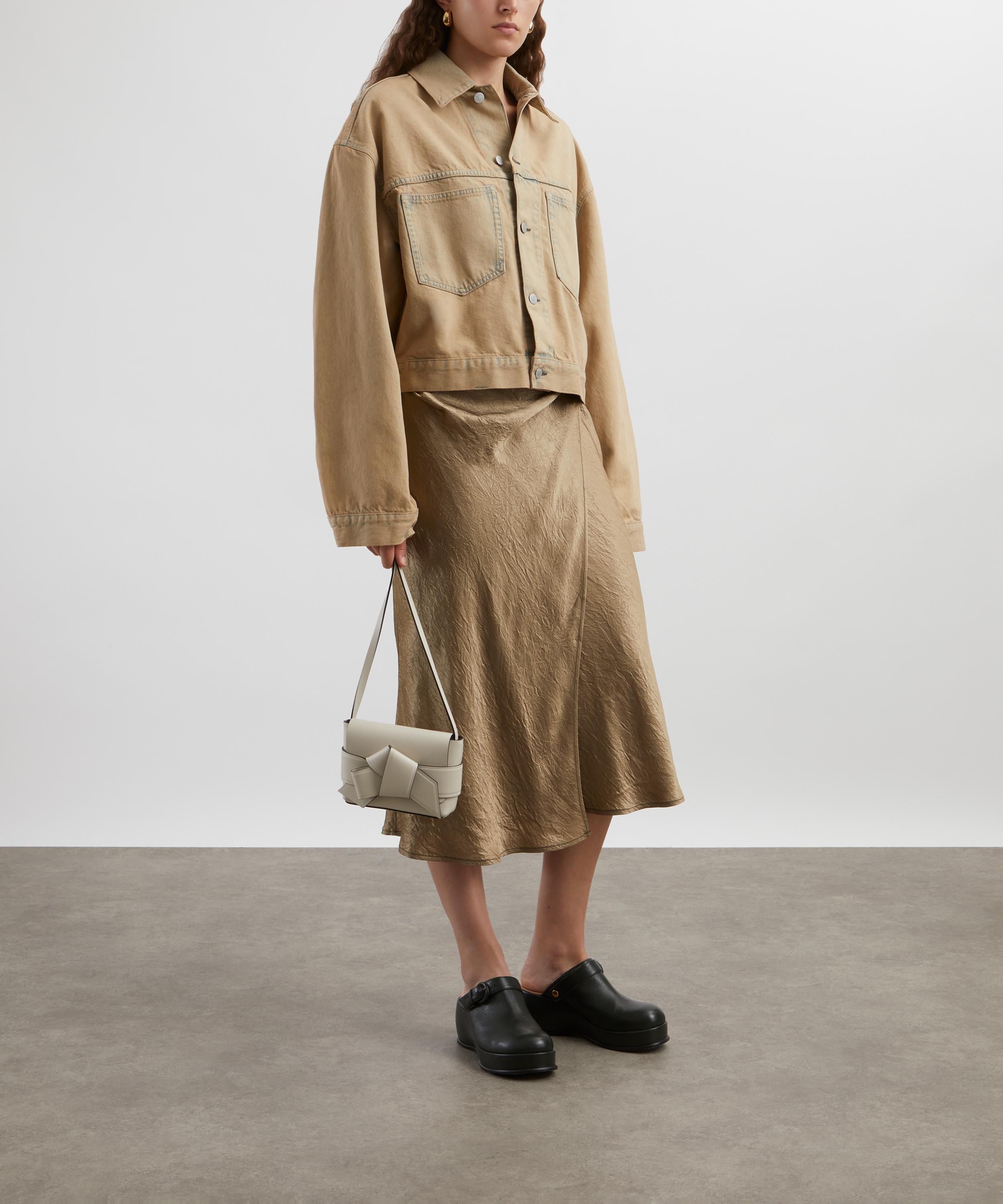 Acne Studios - Light Sand Cropped Denim Jacket image number 1