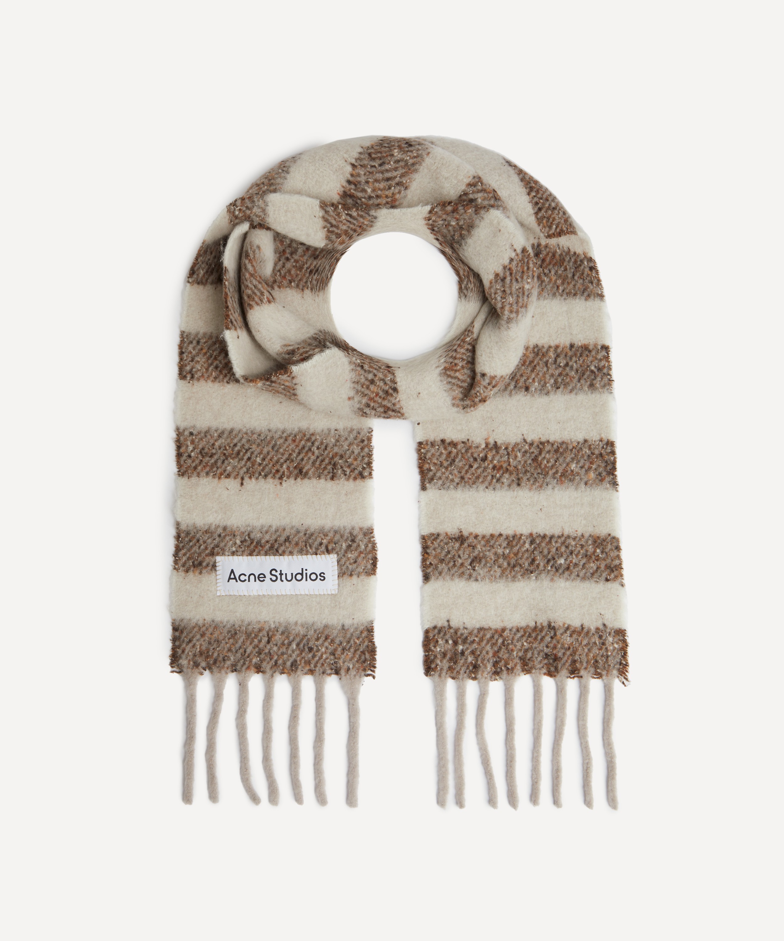 Acne Studios - Stripe Alpaca Scarf image number 1