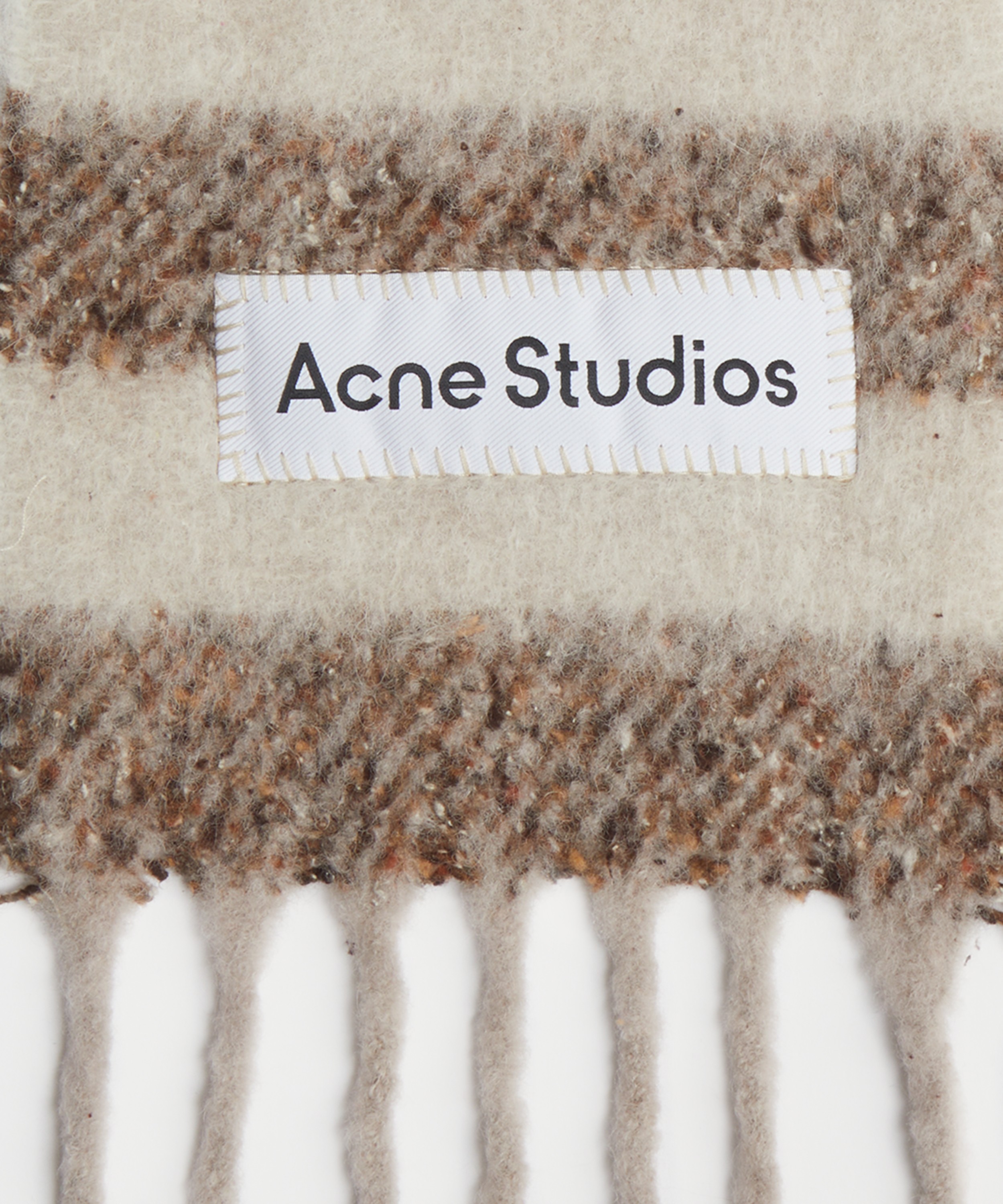 Acne Studios - Stripe Alpaca Scarf image number 2