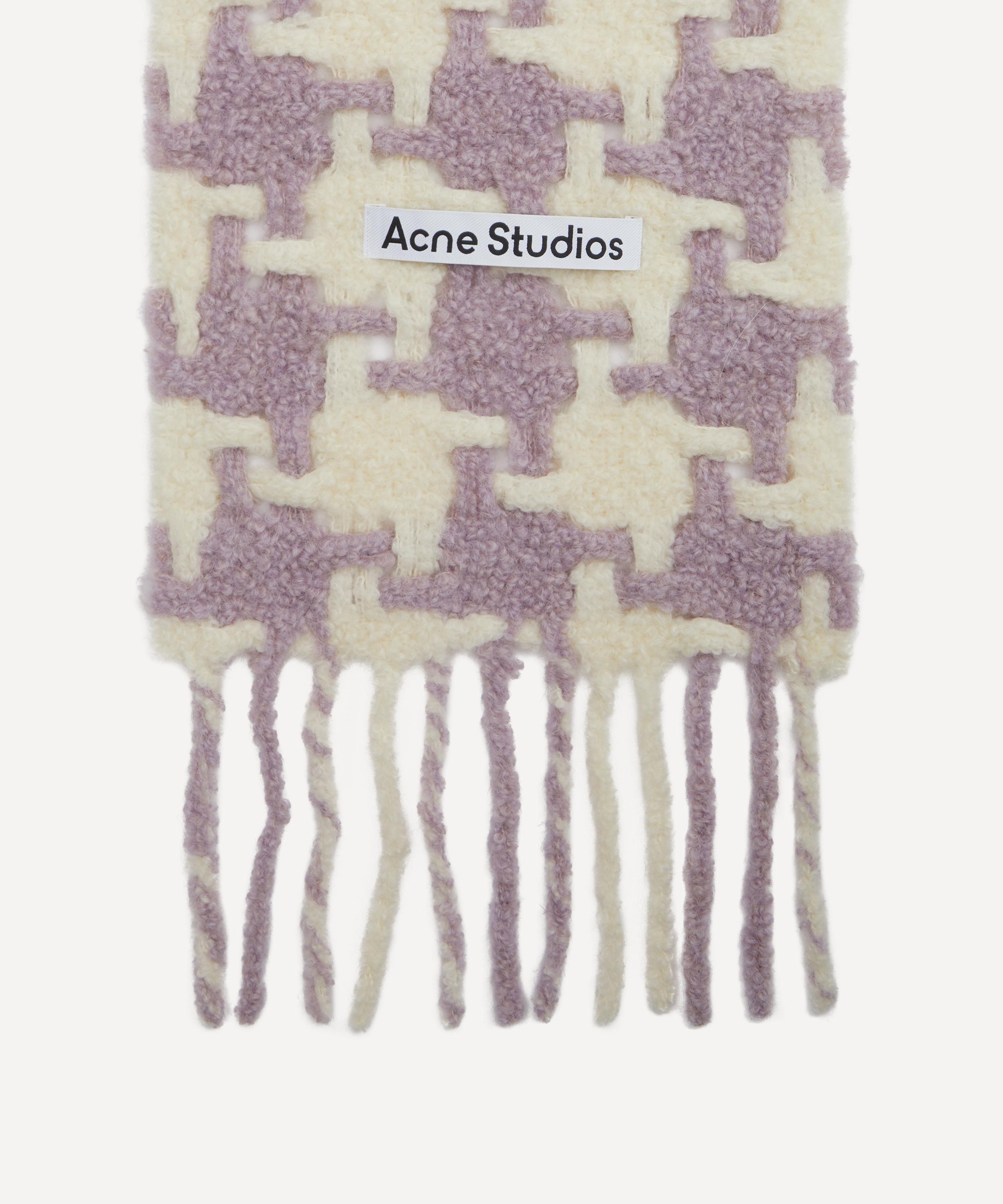 Acne Studios - Houndstooth Scarf image number 2