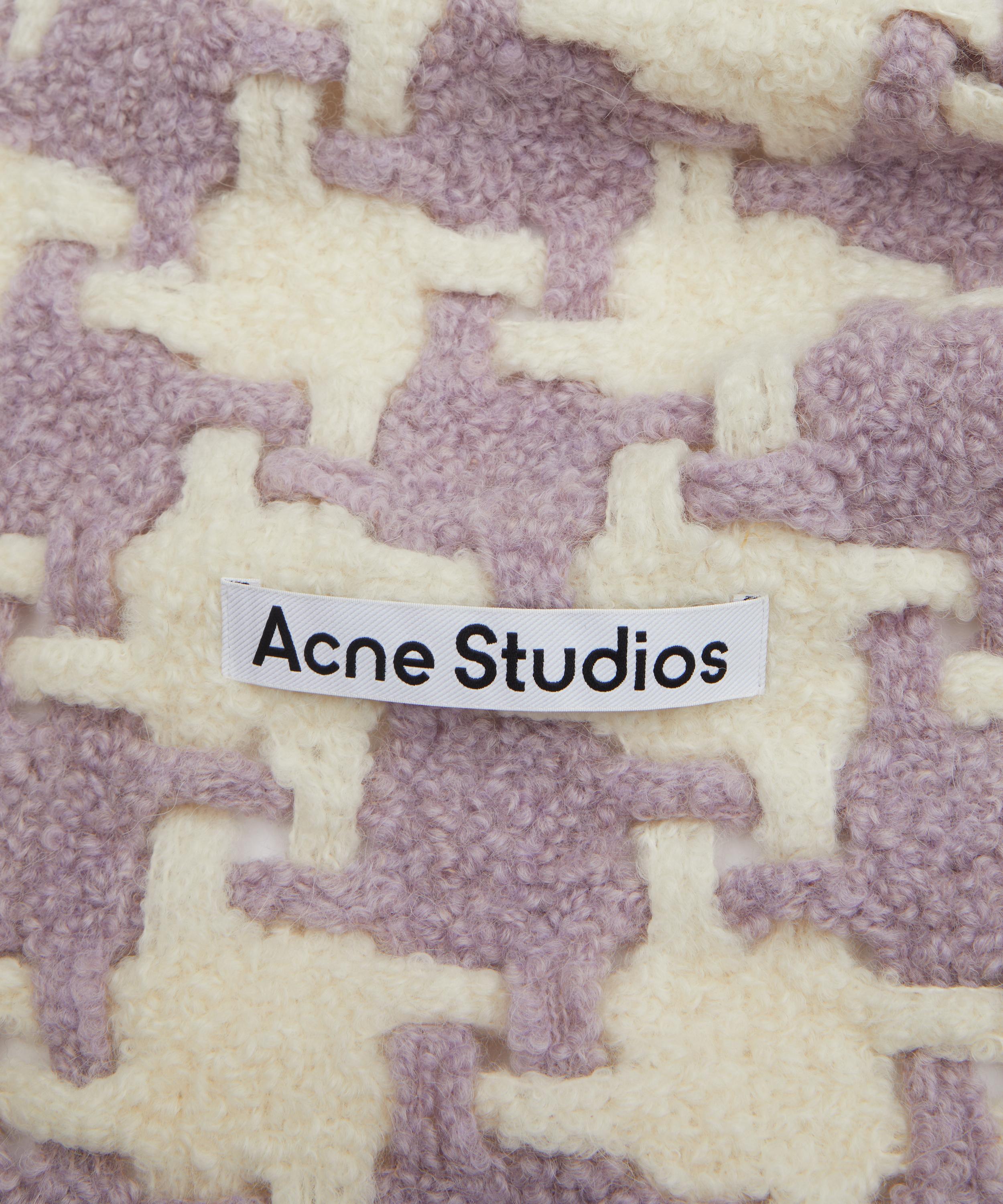 Acne Studios - Houndstooth Scarf image number 3