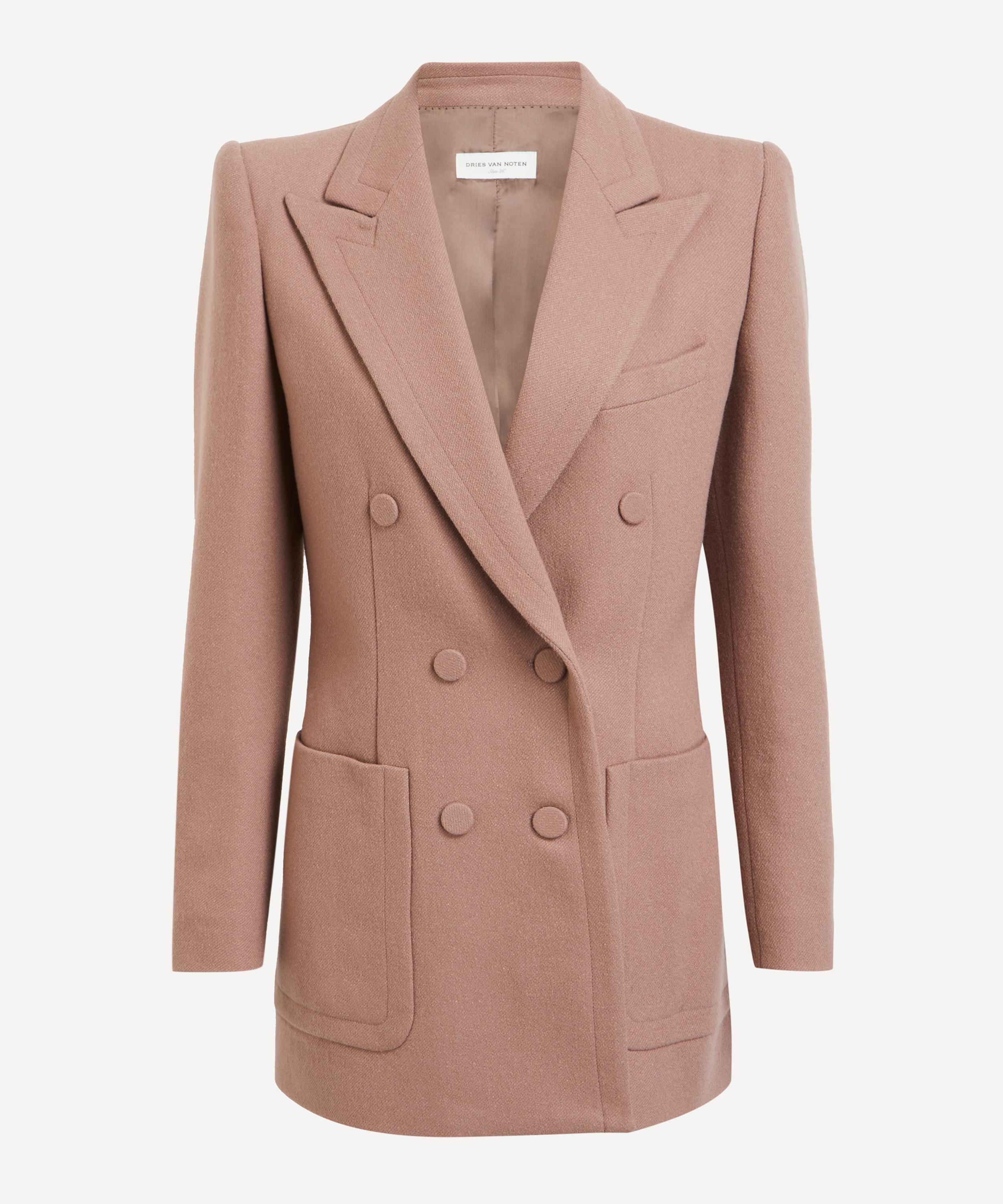 Dries Van Noten - Old Rose Wool Blazer image number 0