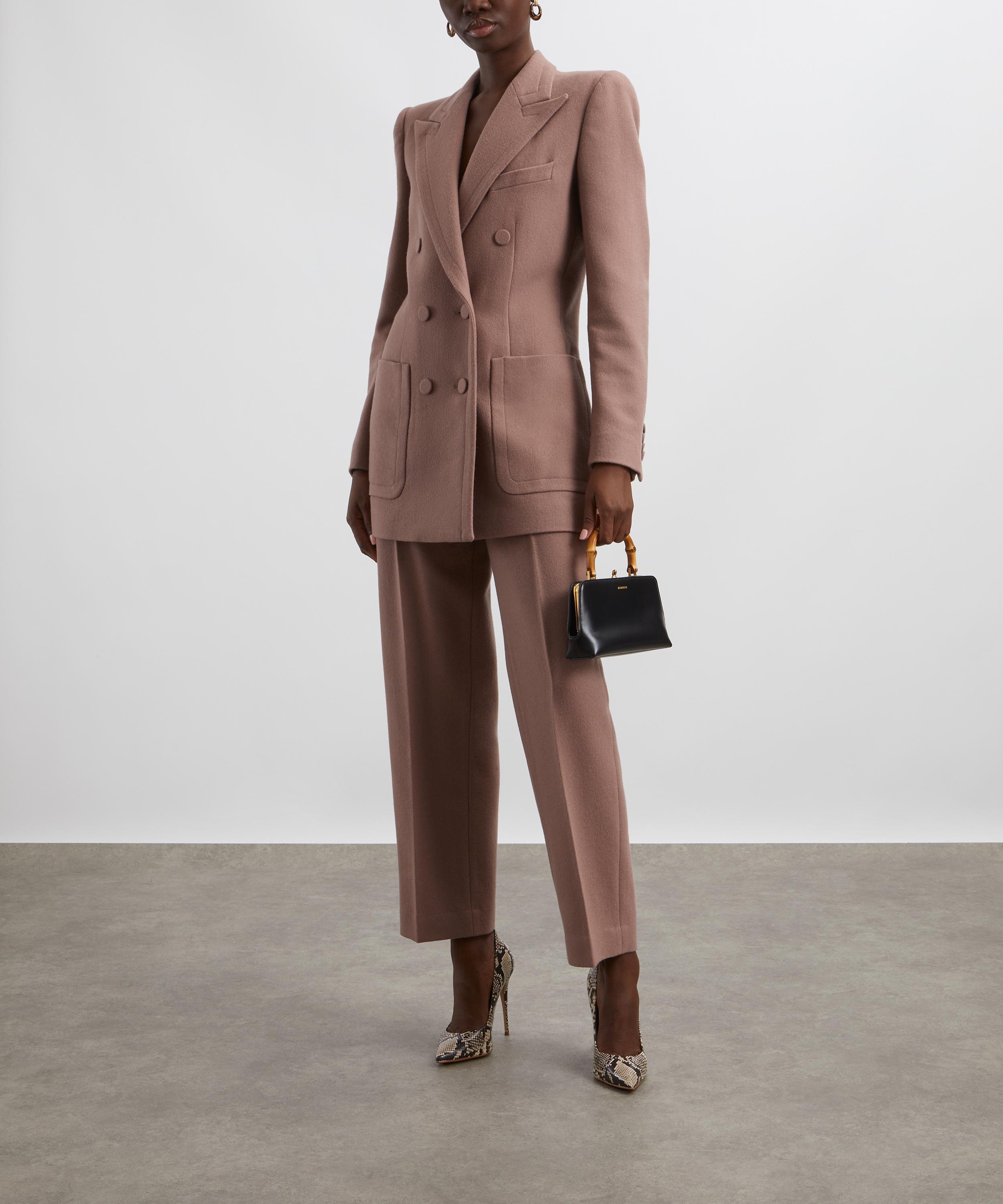 Dries Van Noten - Old Rose Wool Blazer image number 1