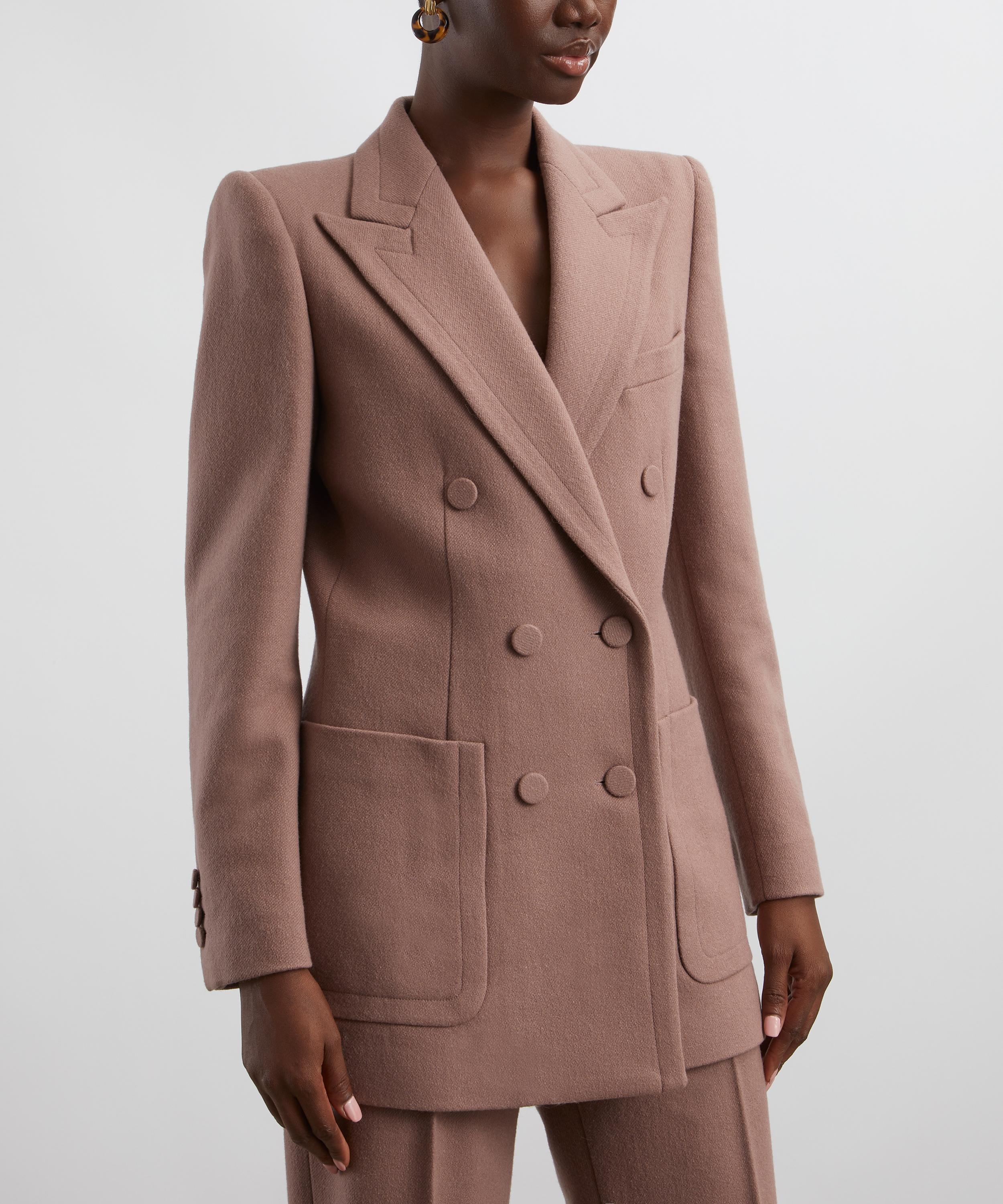 Dries Van Noten - Old Rose Wool Blazer image number 2