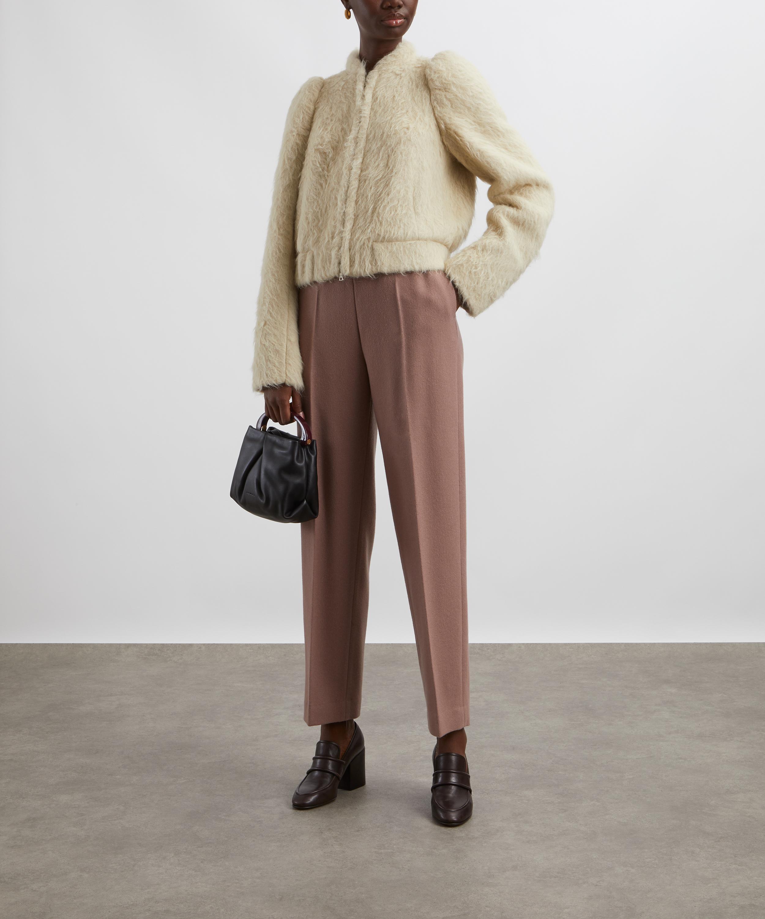 Dries Van Noten - Short Casual Wool-Alpaca Jacket image number 1