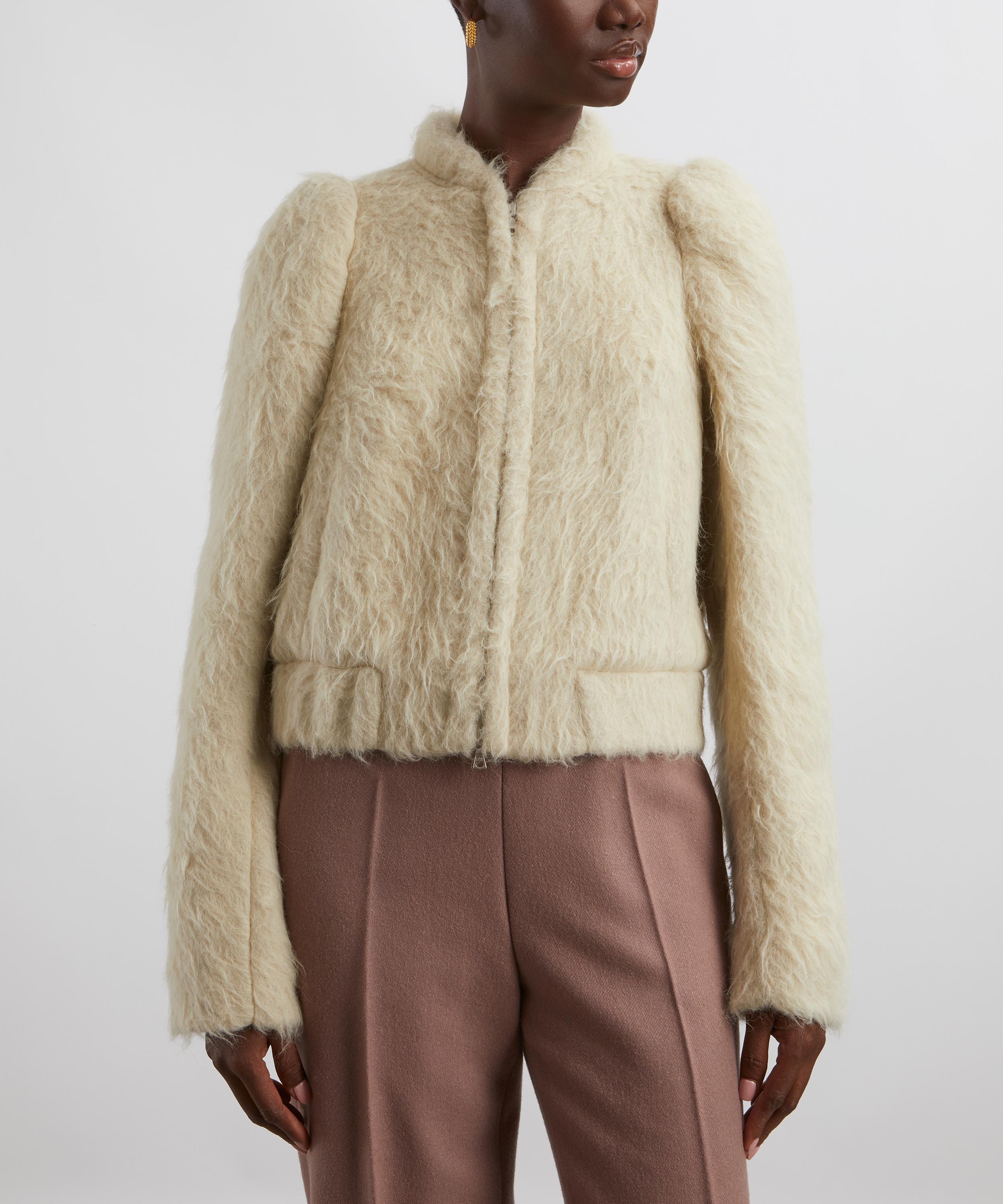 Dries Van Noten - Short Casual Wool-Alpaca Jacket image number 2