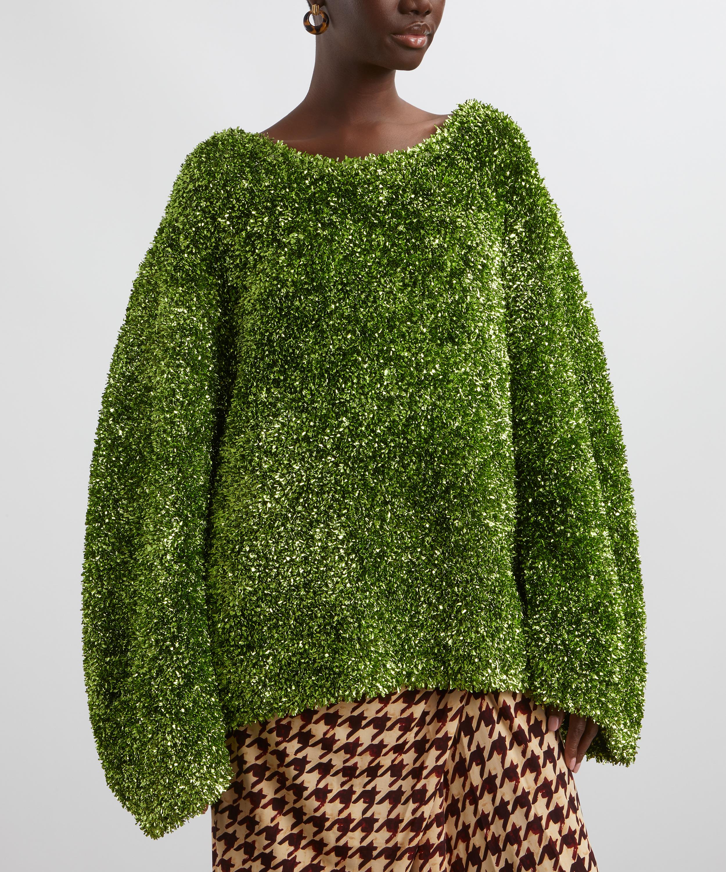 Dries Van Noten - Metallised Jumper image number 2