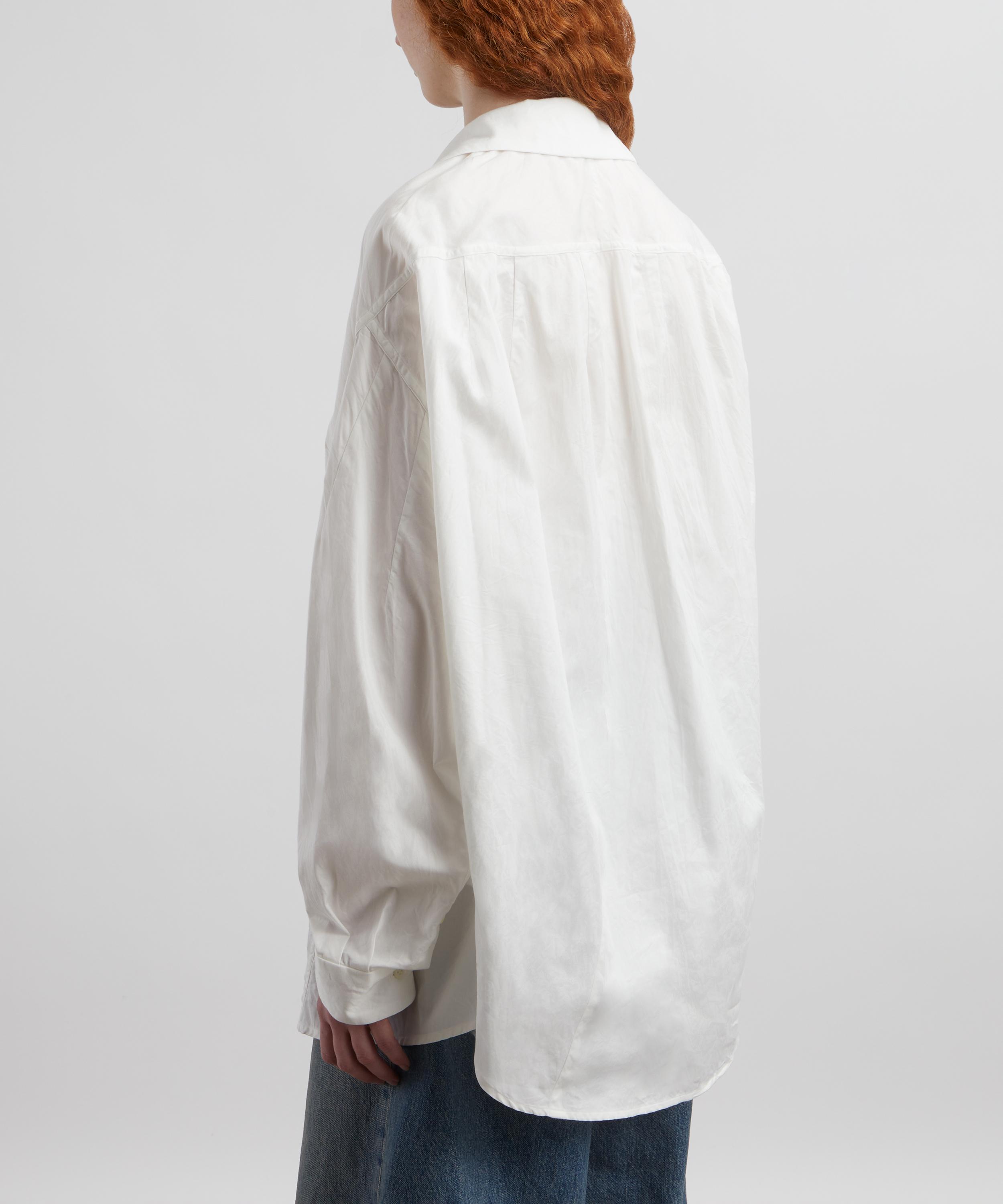 Dries Van Noten - Collared Cotton Blouse image number 3