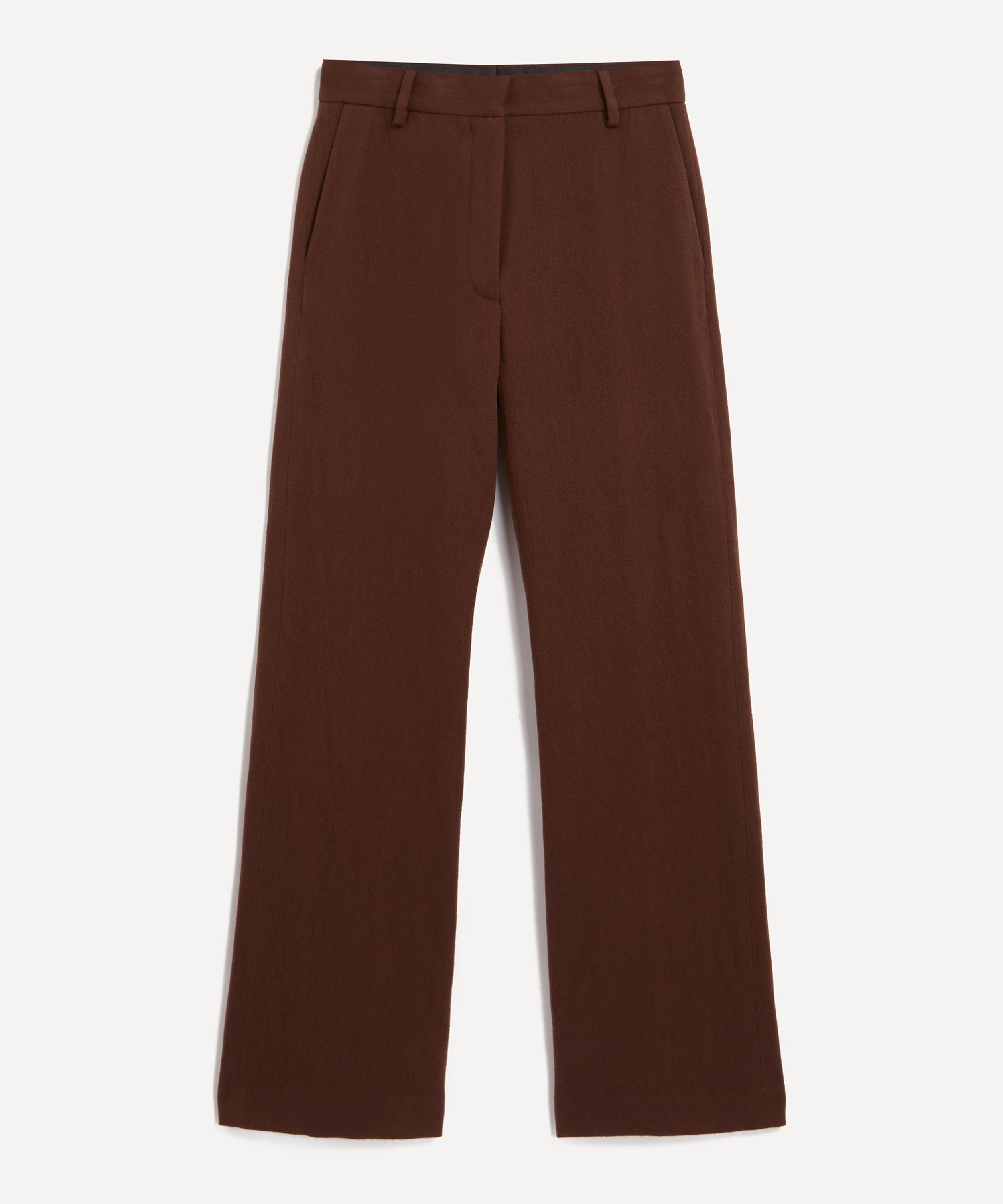 Dries Van Noten - High-Waisted Straight Leg Wool Trousers image number 0