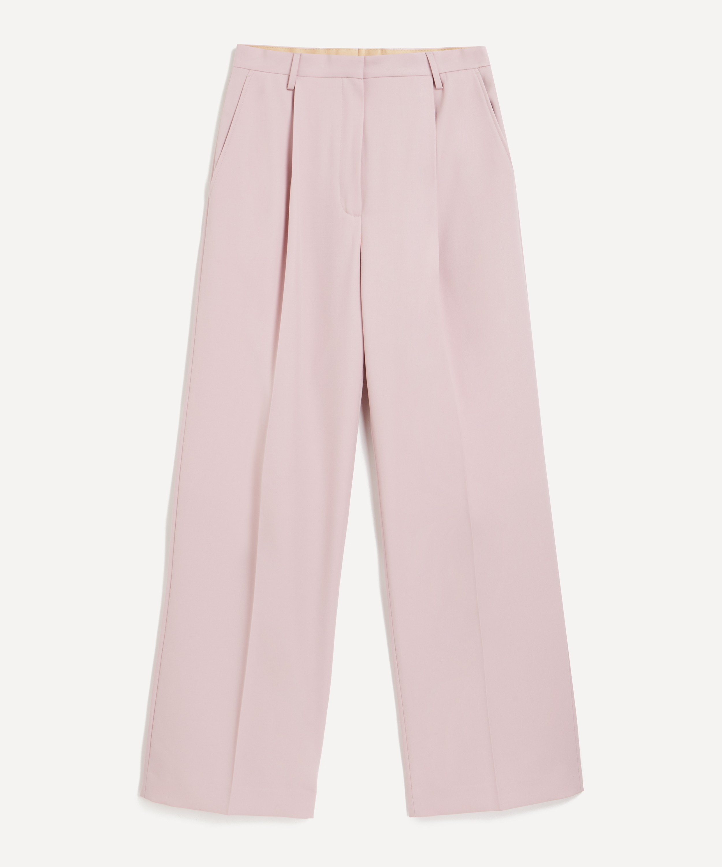 Dries Van Noten - Loose Pleated Wool Gabardine Trousers image number 0