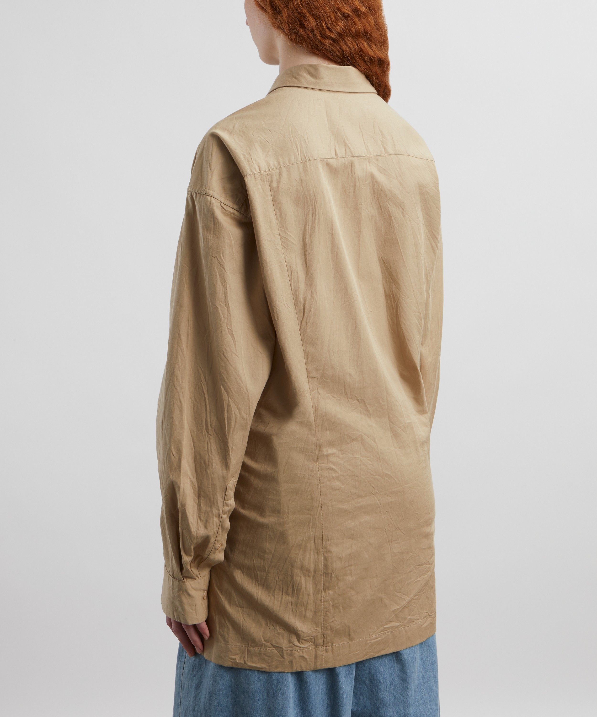 Dries Van Noten - Gathered Cotton Shirt image number 3