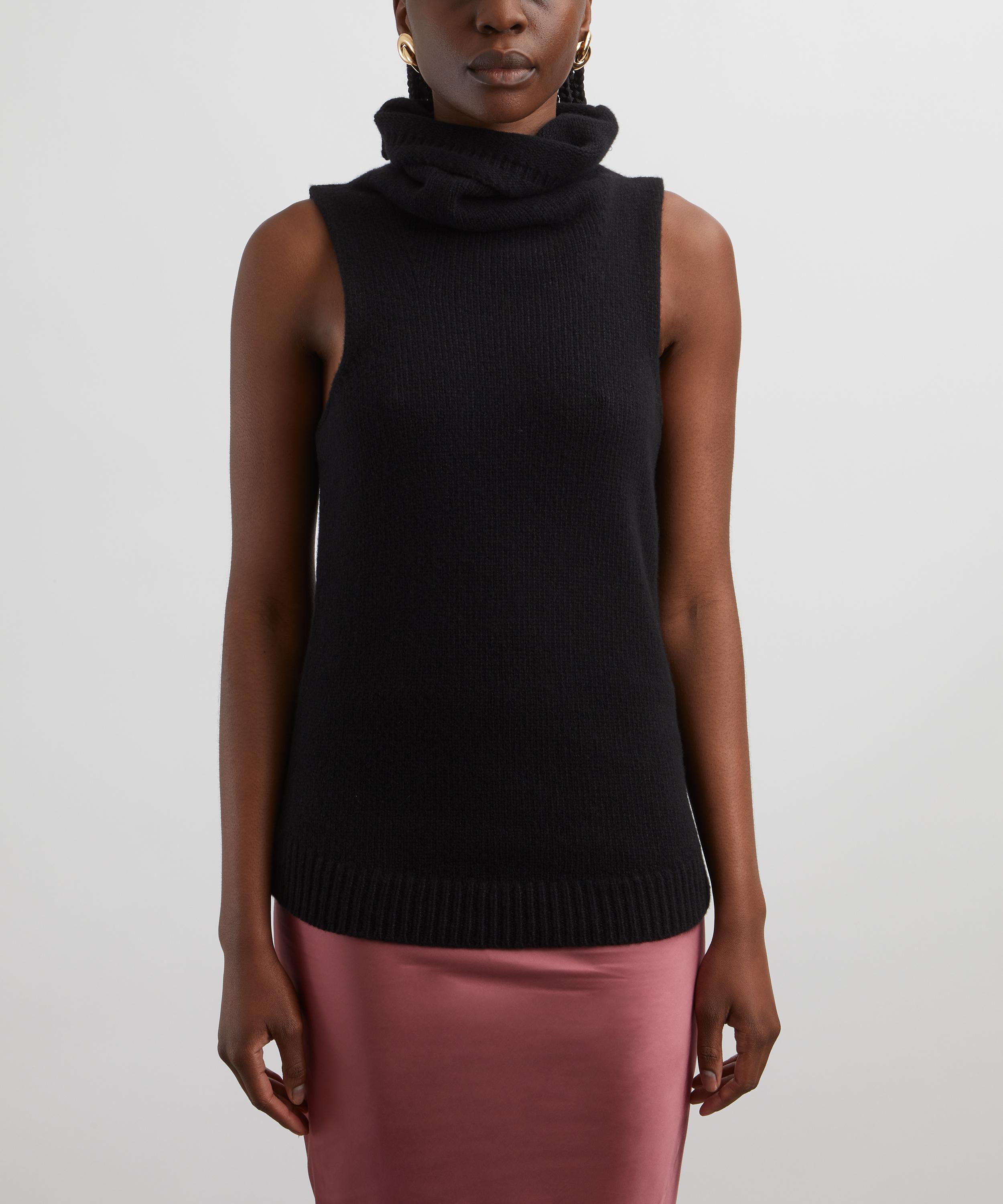 Dries Van Noten - Cashmere-Wool Sleeveless Turtleneck  image number 2