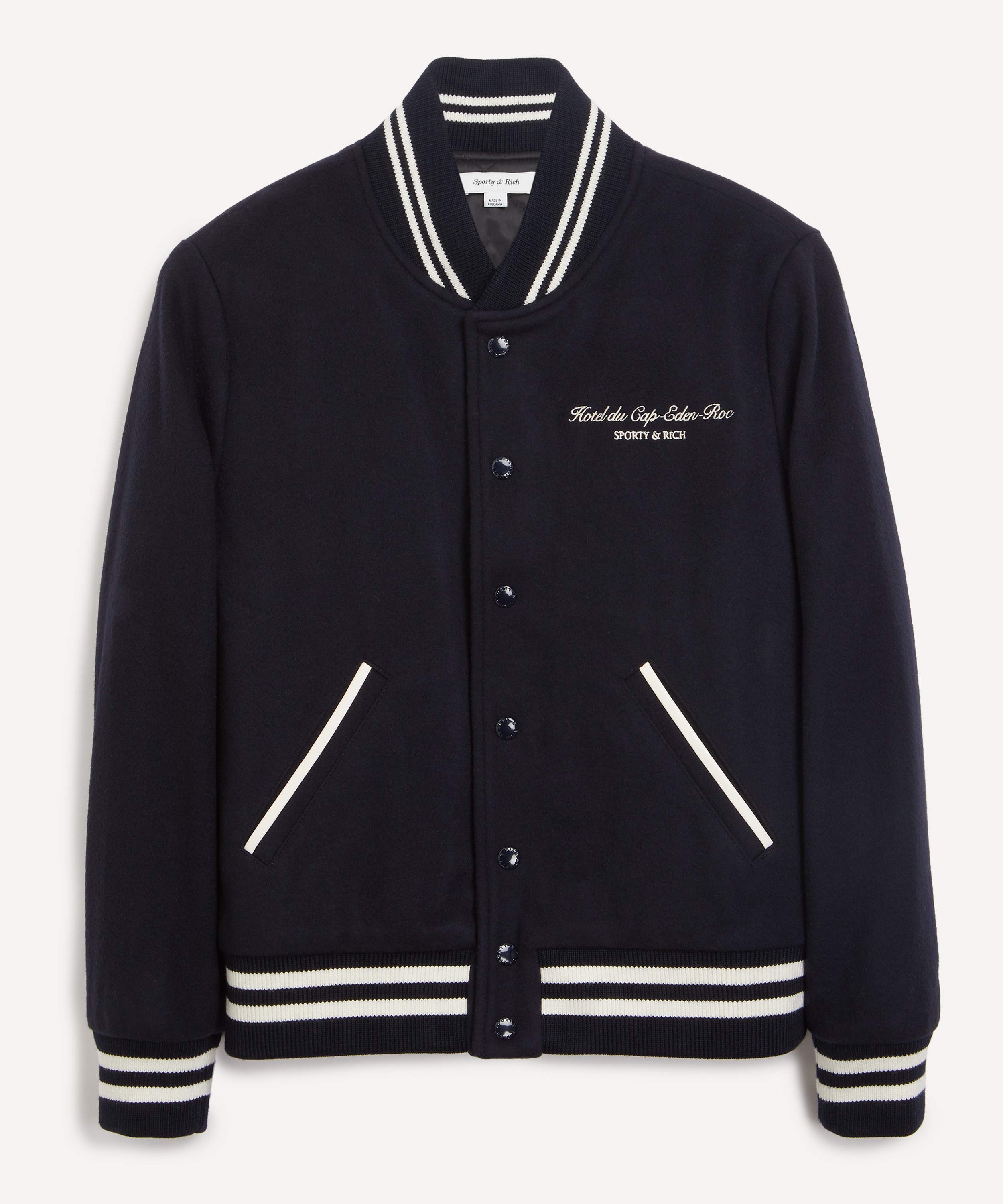 Sporty & Rich - Eden Crest Kennedy Wool Varsity Jacket image number 0