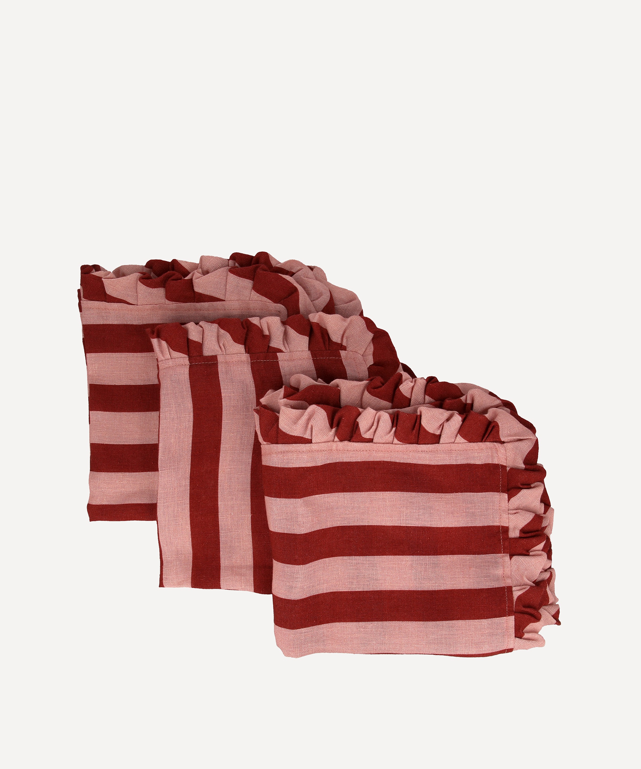 Meri Meri - Striped Ruffle Fabric Napkins