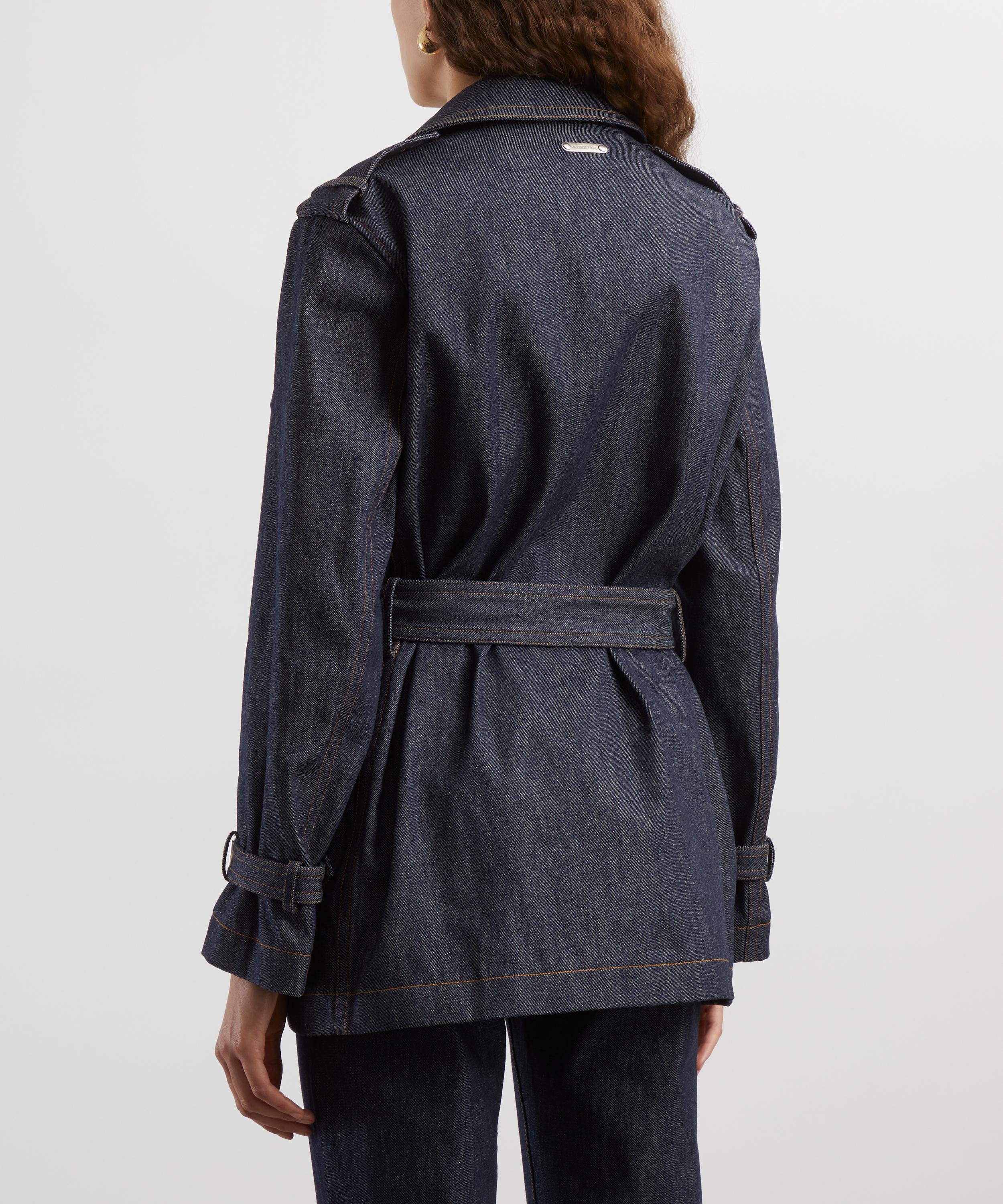 Helmut Lang - Rider Denim Trench Jacket image number 3