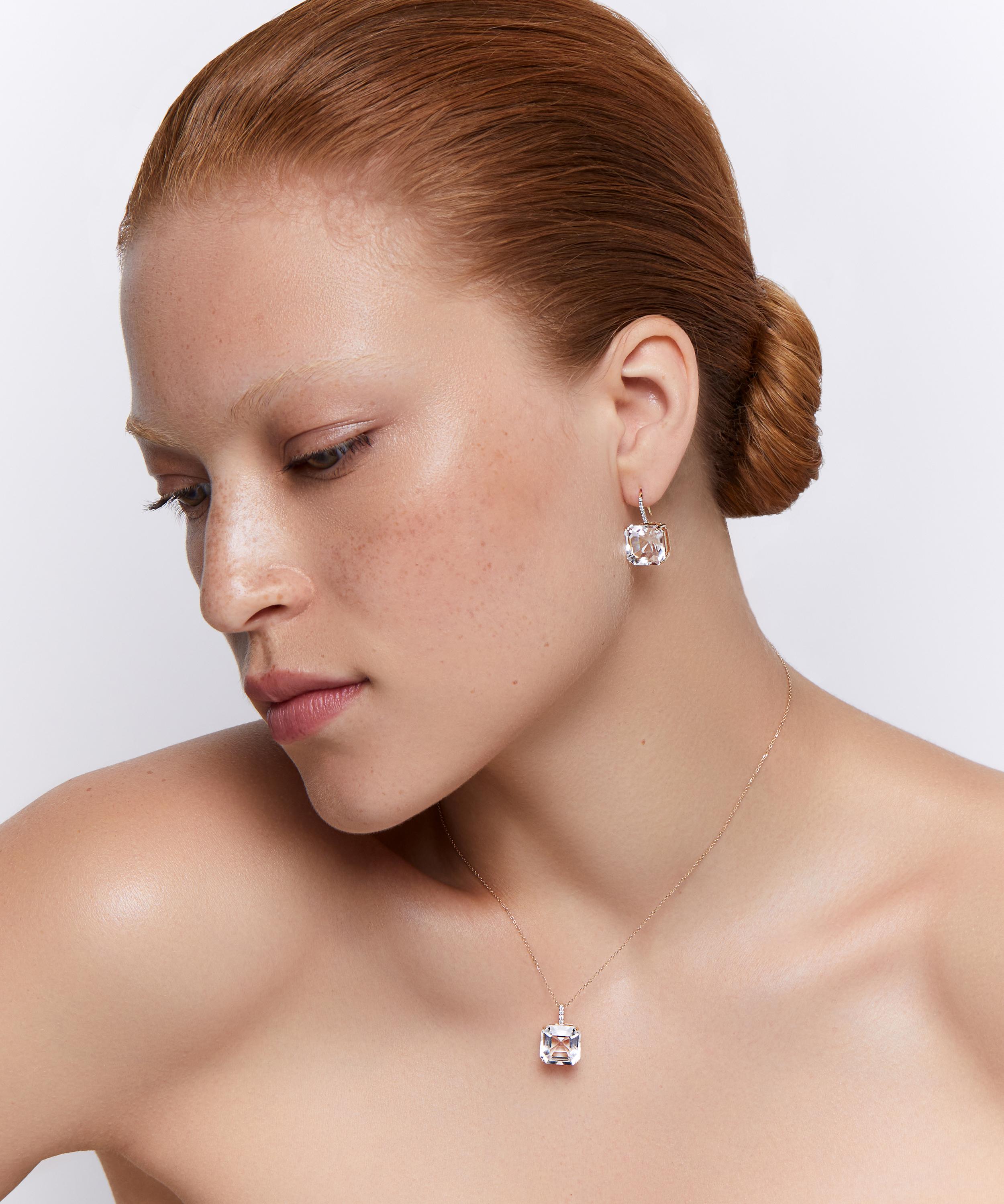 Mateo - 14ct Gold White Topaz Necklace image number 1