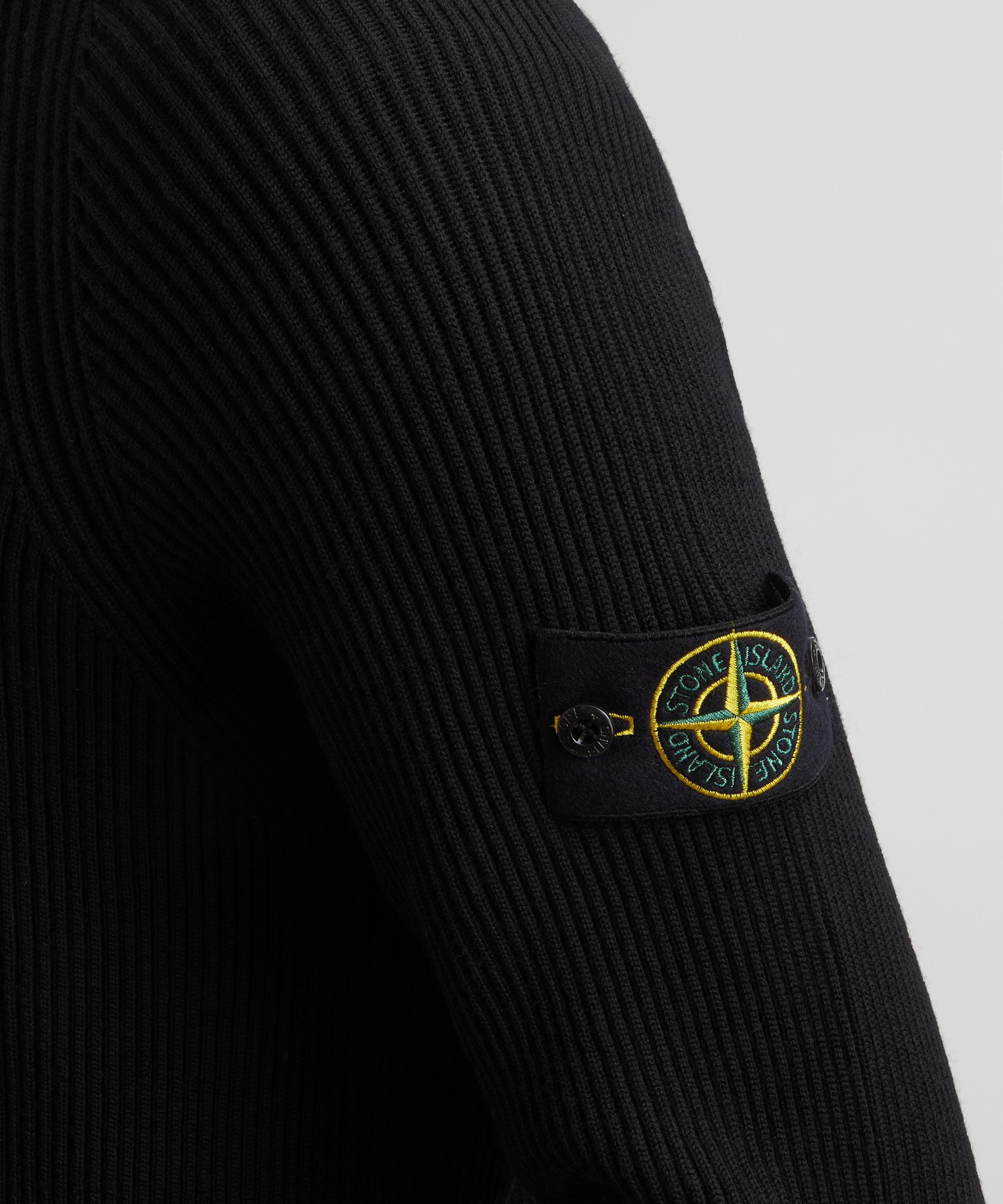 Stone Island - Full Rib Knit Cardigan image number 4