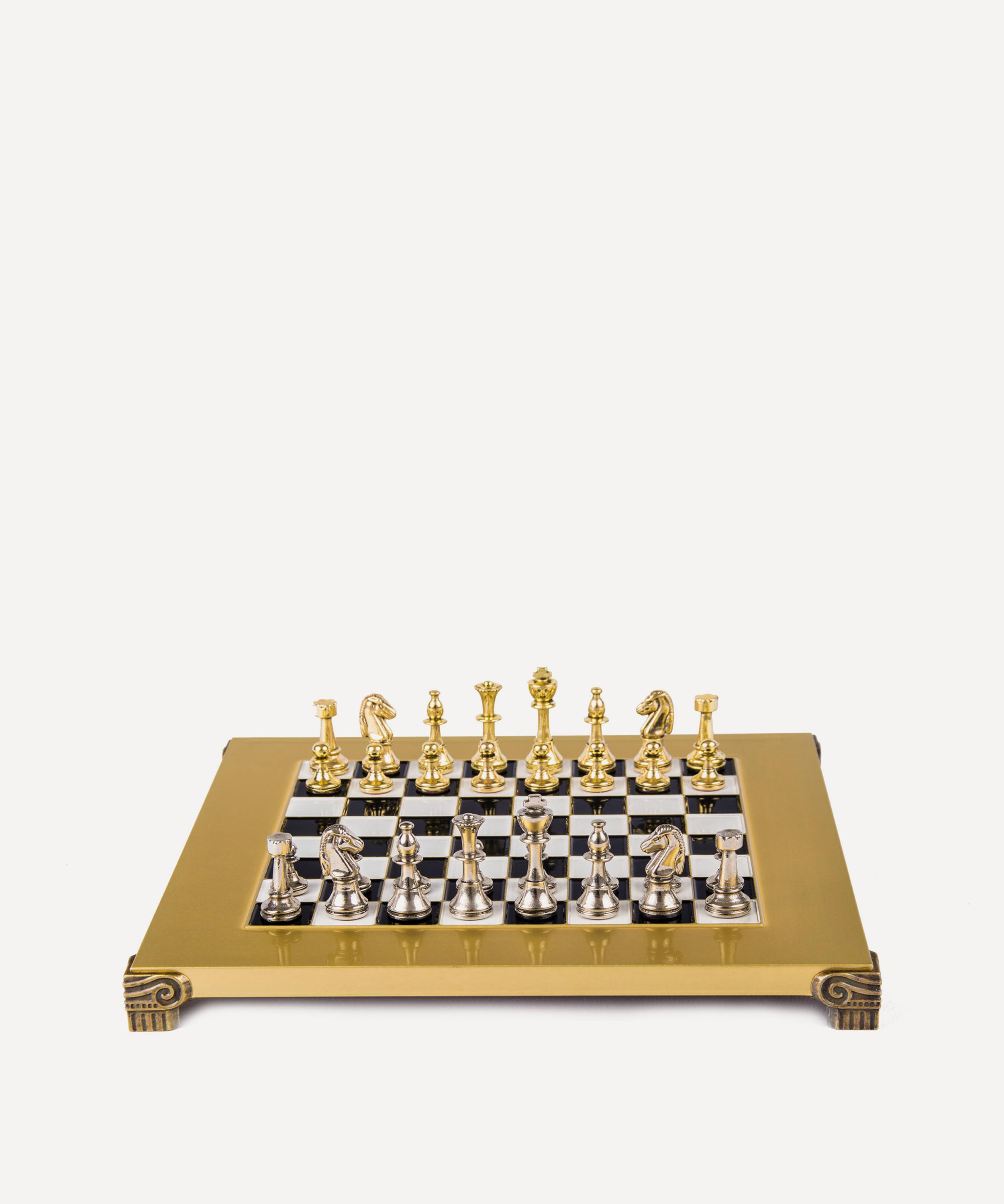 Manopoulos - Metal Staunton Chess Set image number 0