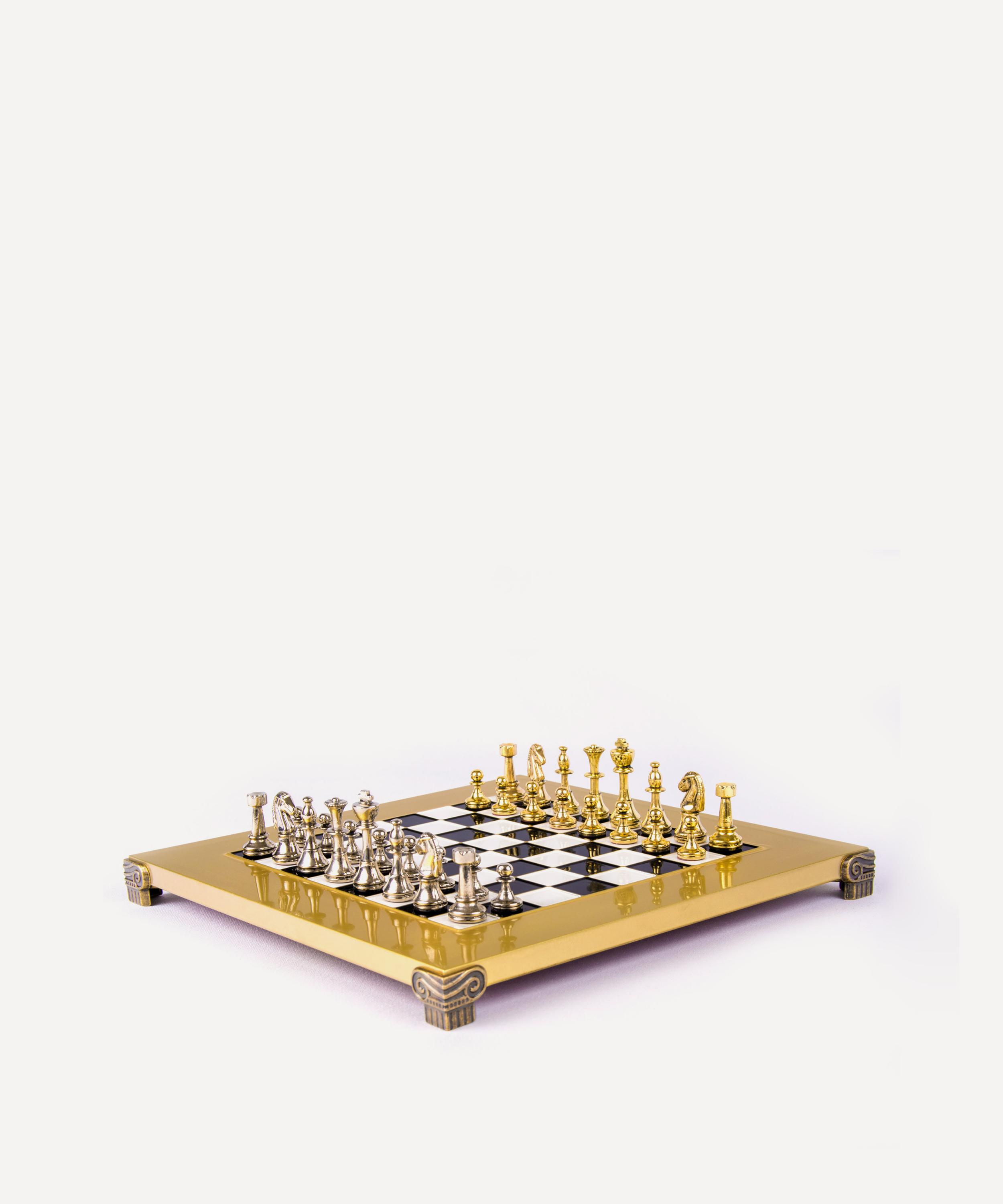 Manopoulos - Metal Staunton Chess Set image number 1