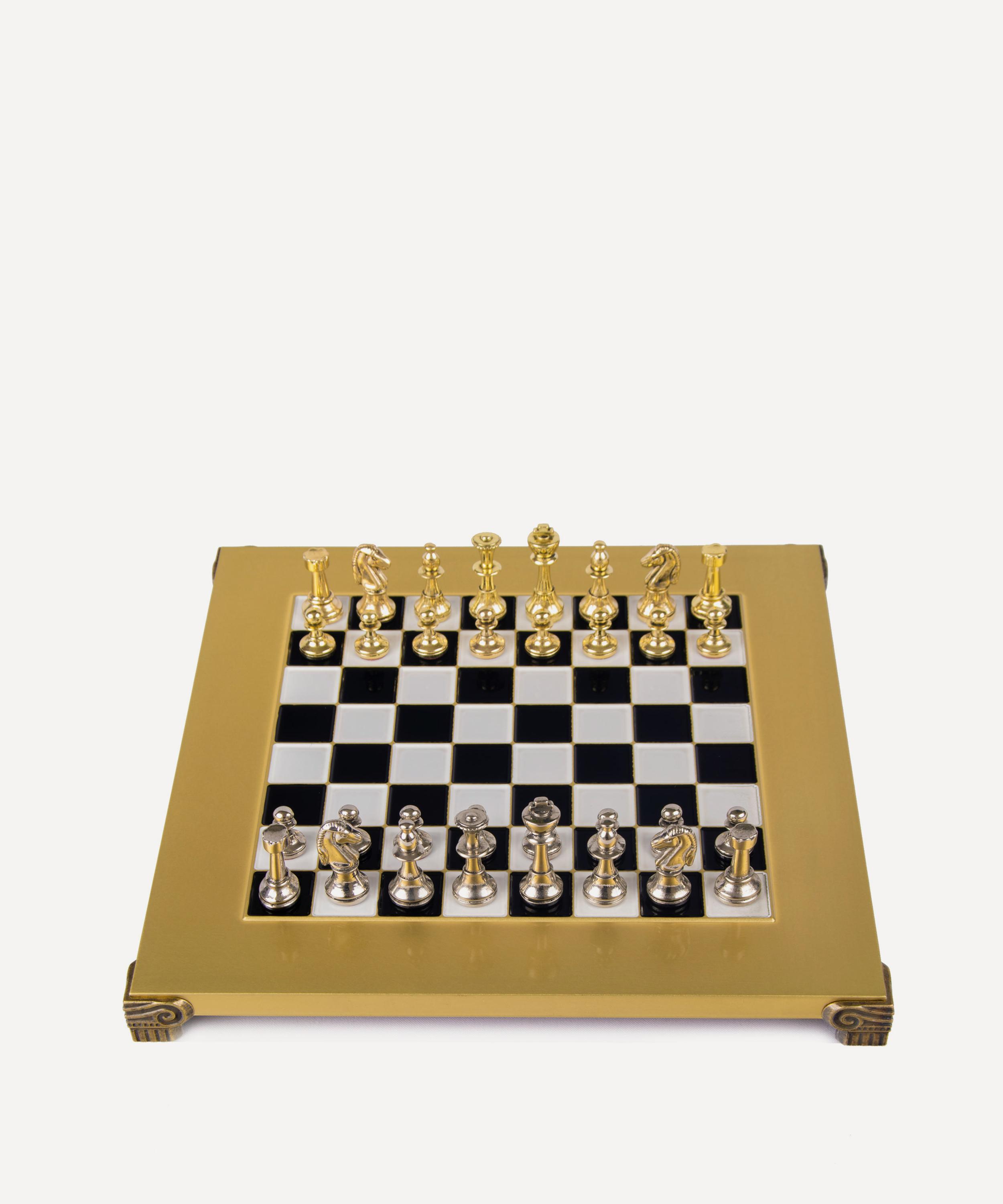 Manopoulos - Metal Staunton Chess Set image number 2