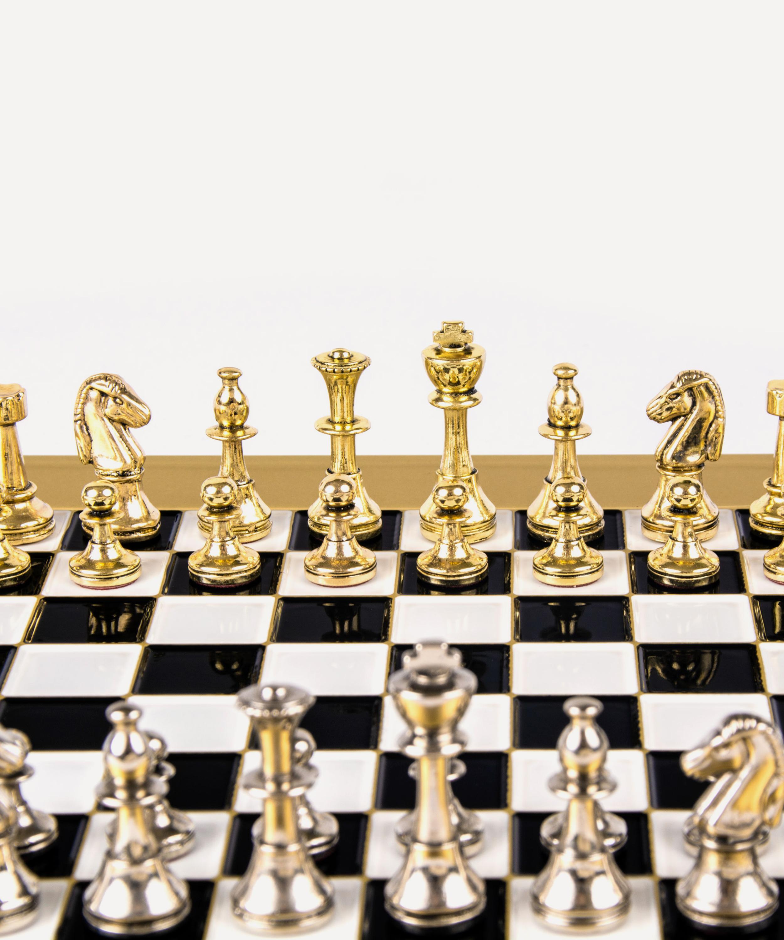 Manopoulos - Metal Staunton Chess Set image number 3