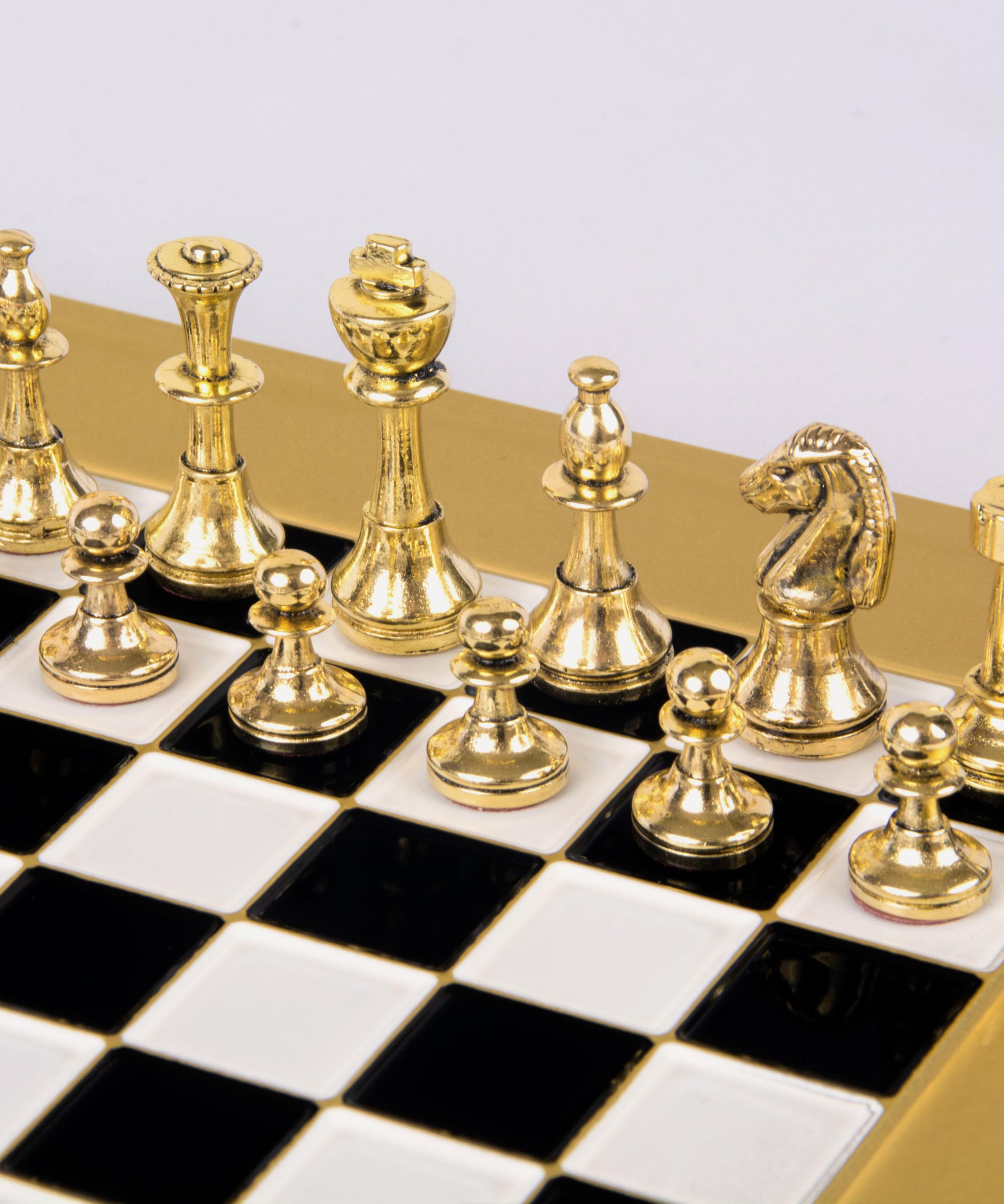 Manopoulos - Metal Staunton Chess Set image number 4