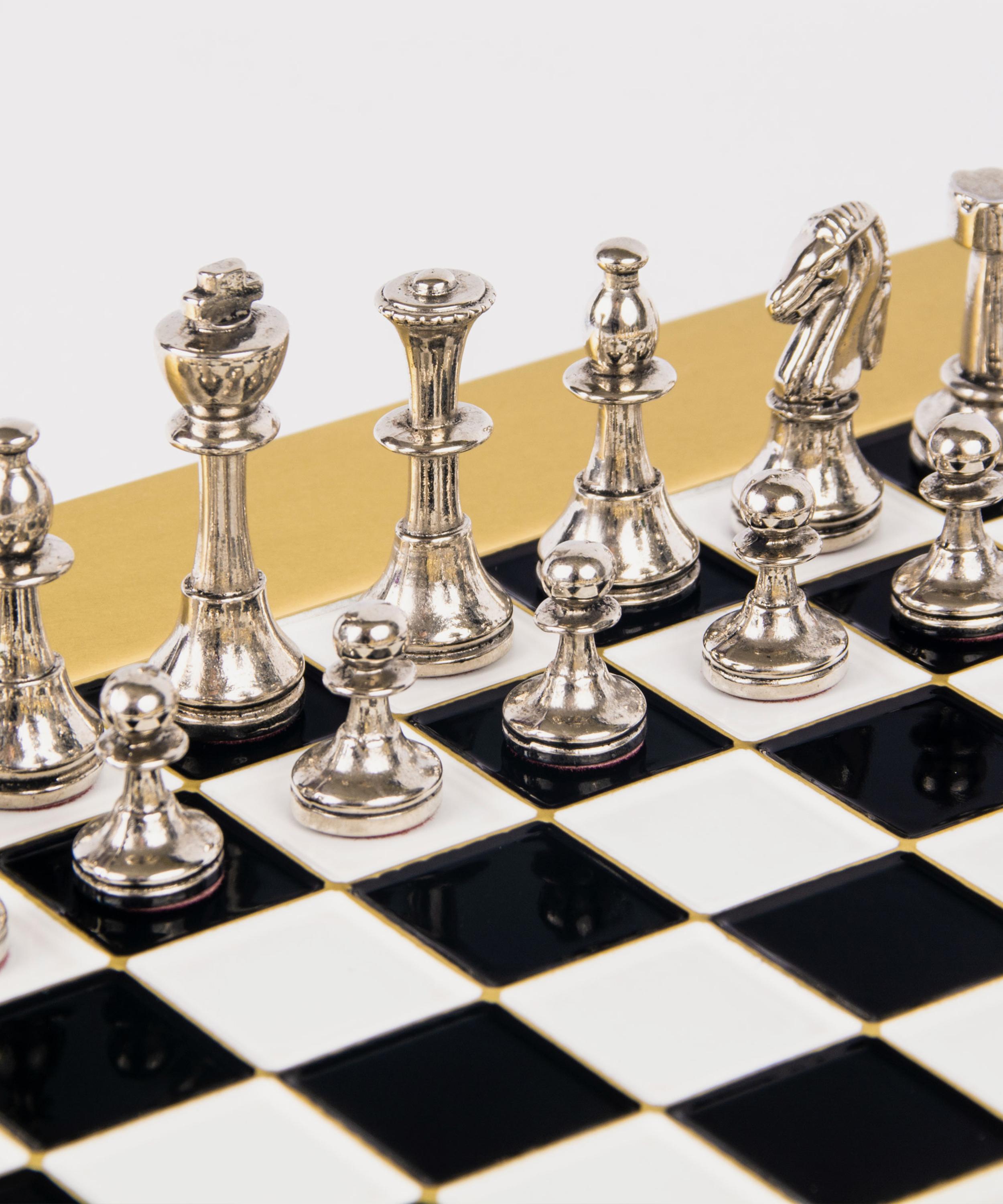 Manopoulos - Metal Staunton Chess Set image number 5