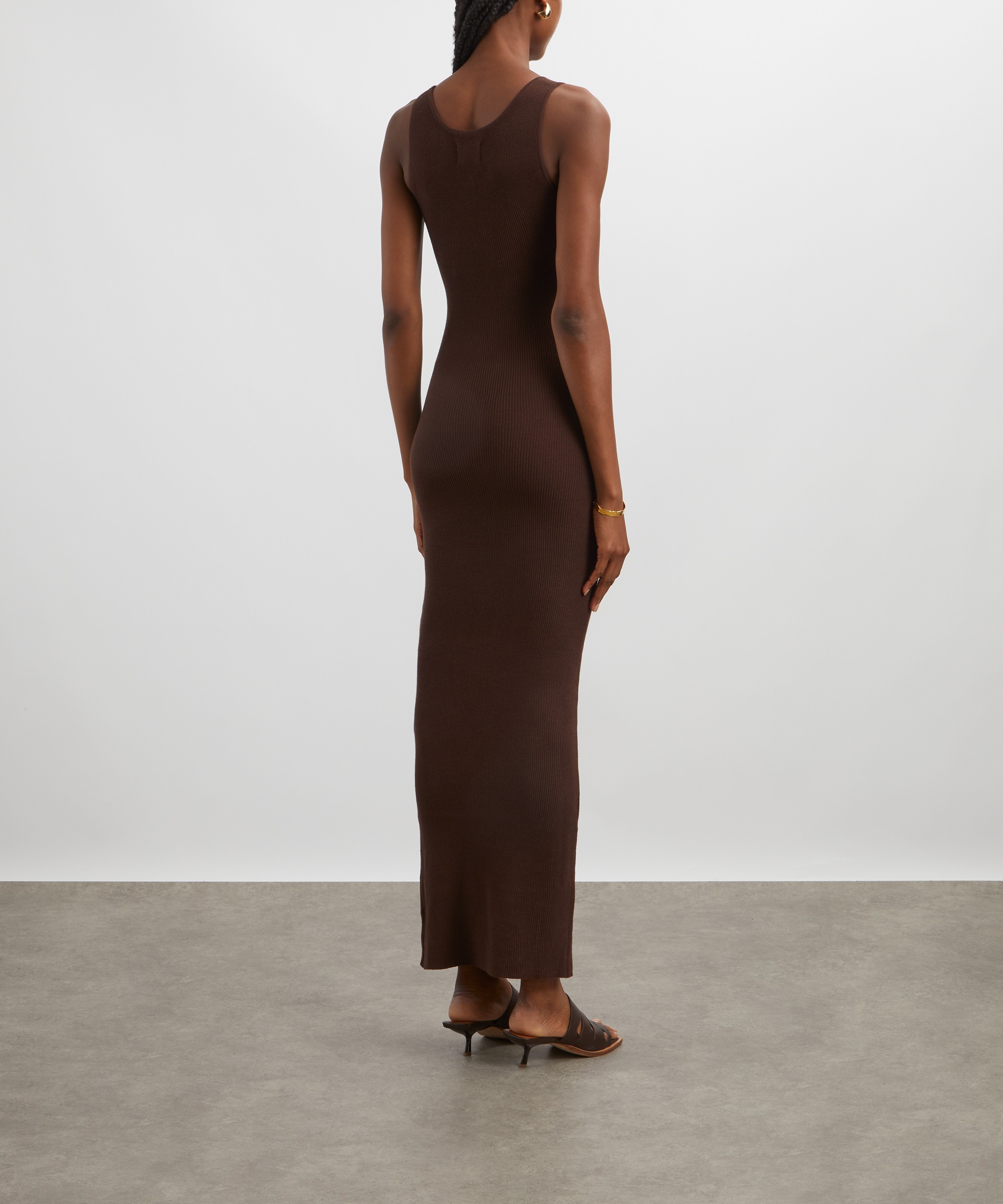 AEXAE - Knit Tank Maxi Dress image number 3