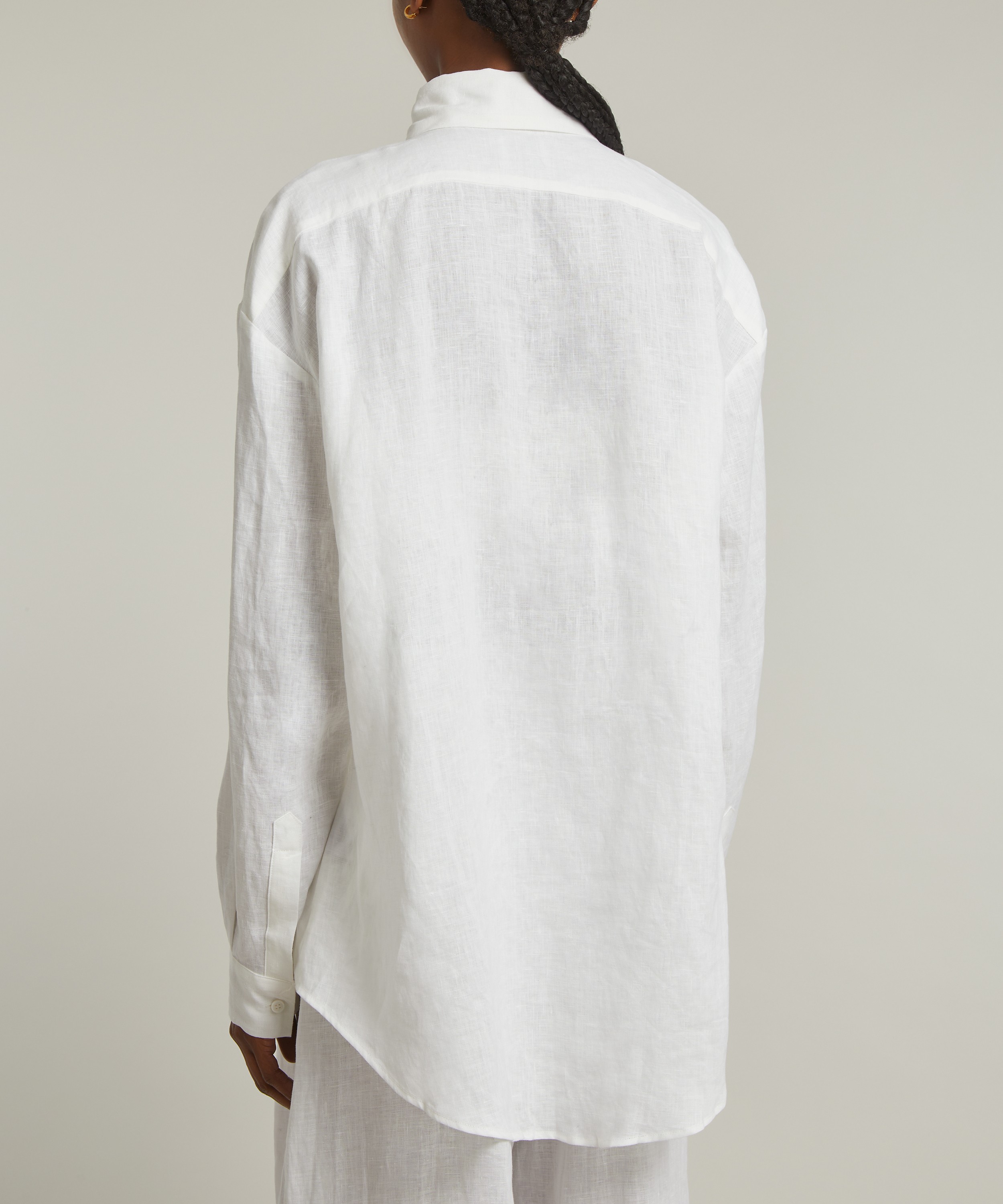 AEXAE - Linen Woven Shirt image number 3