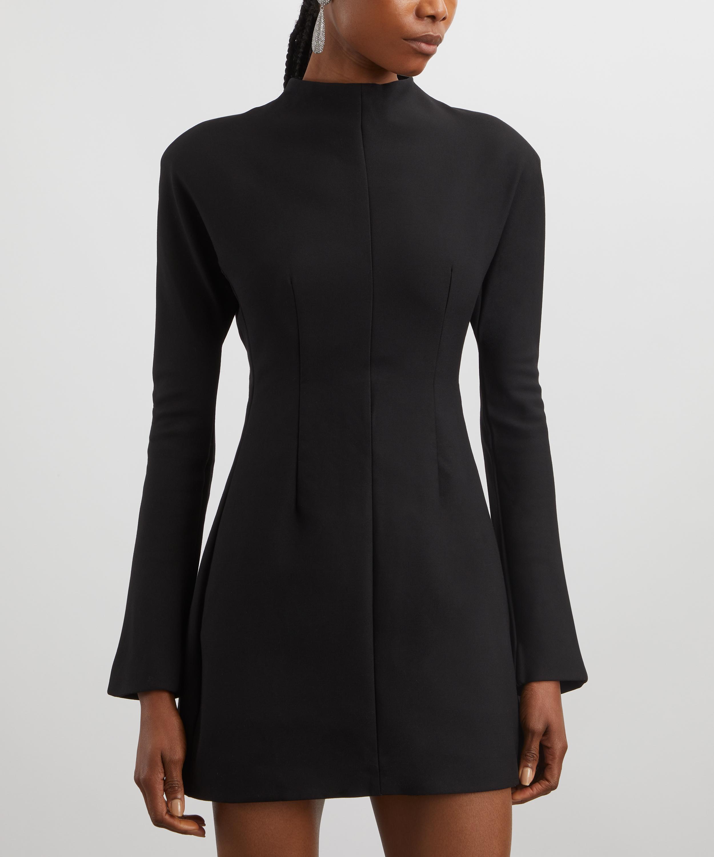 AEXAE - Wool Contoured Turtleneck Mini Dress image number 2