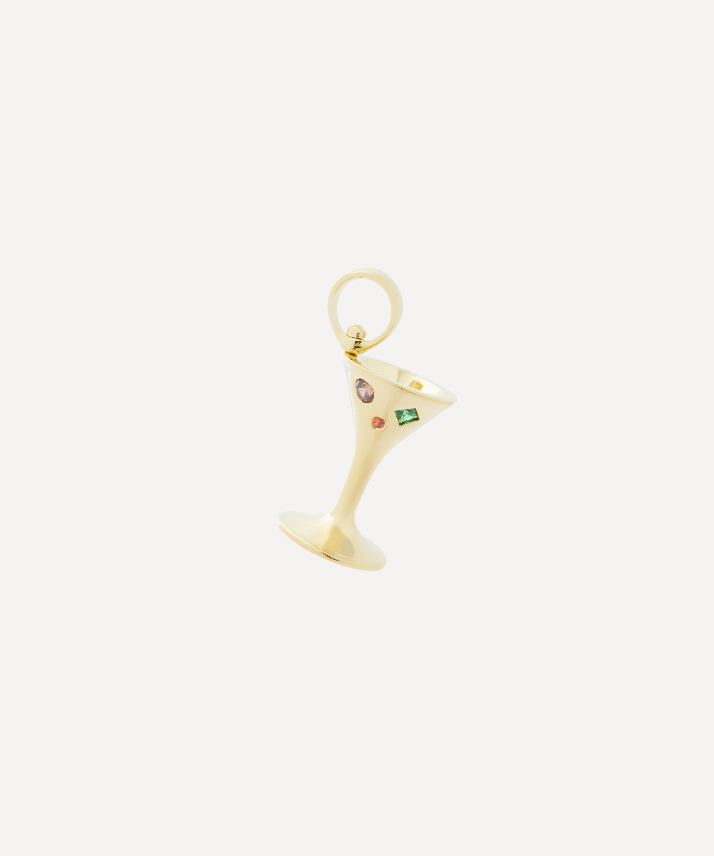 Anna + Nina - 14ct Gold-Plated Goblet Charm image number 0