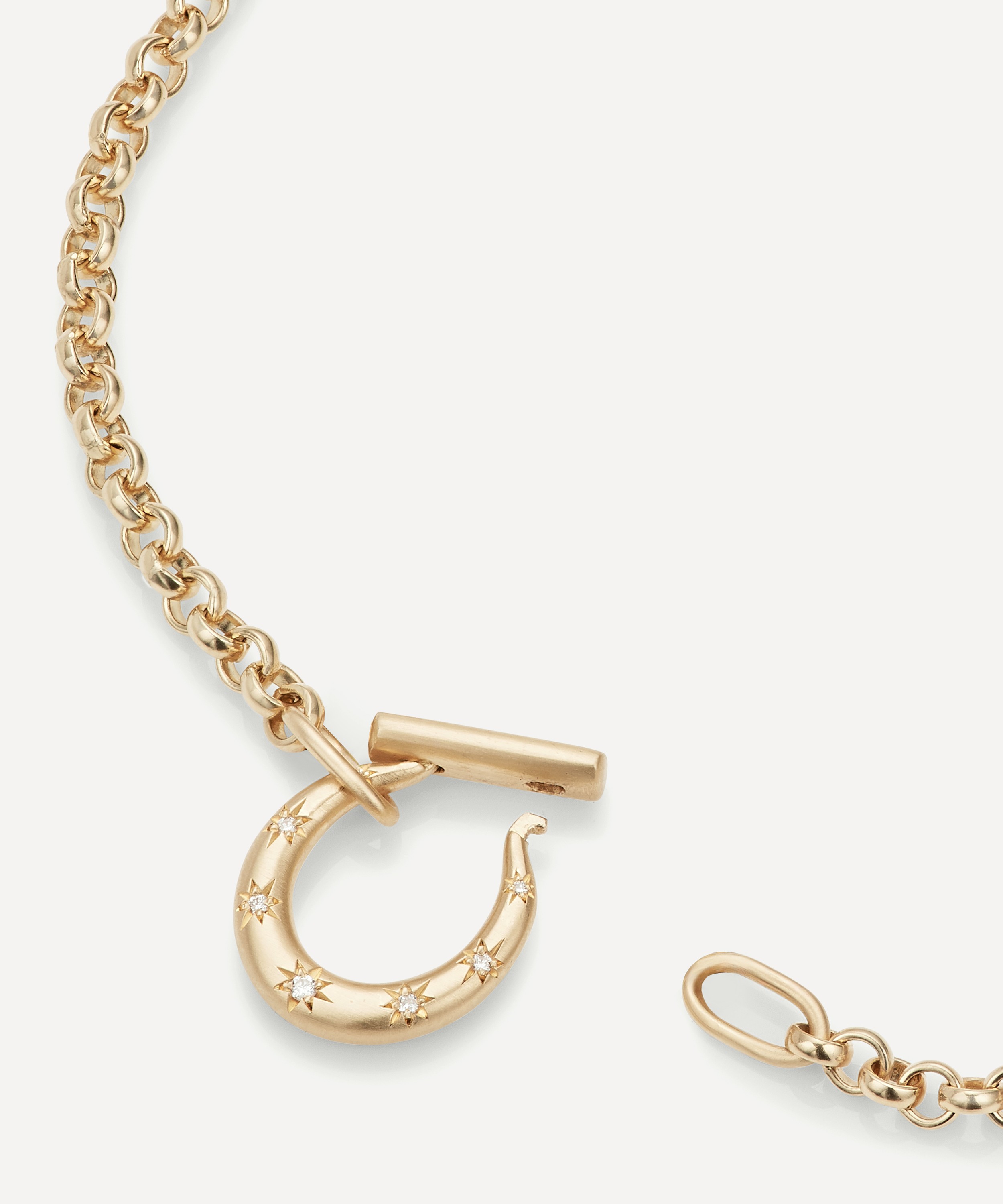 Cece Jewellery - 18ct Gold Small Horseclip Necklace image number 1