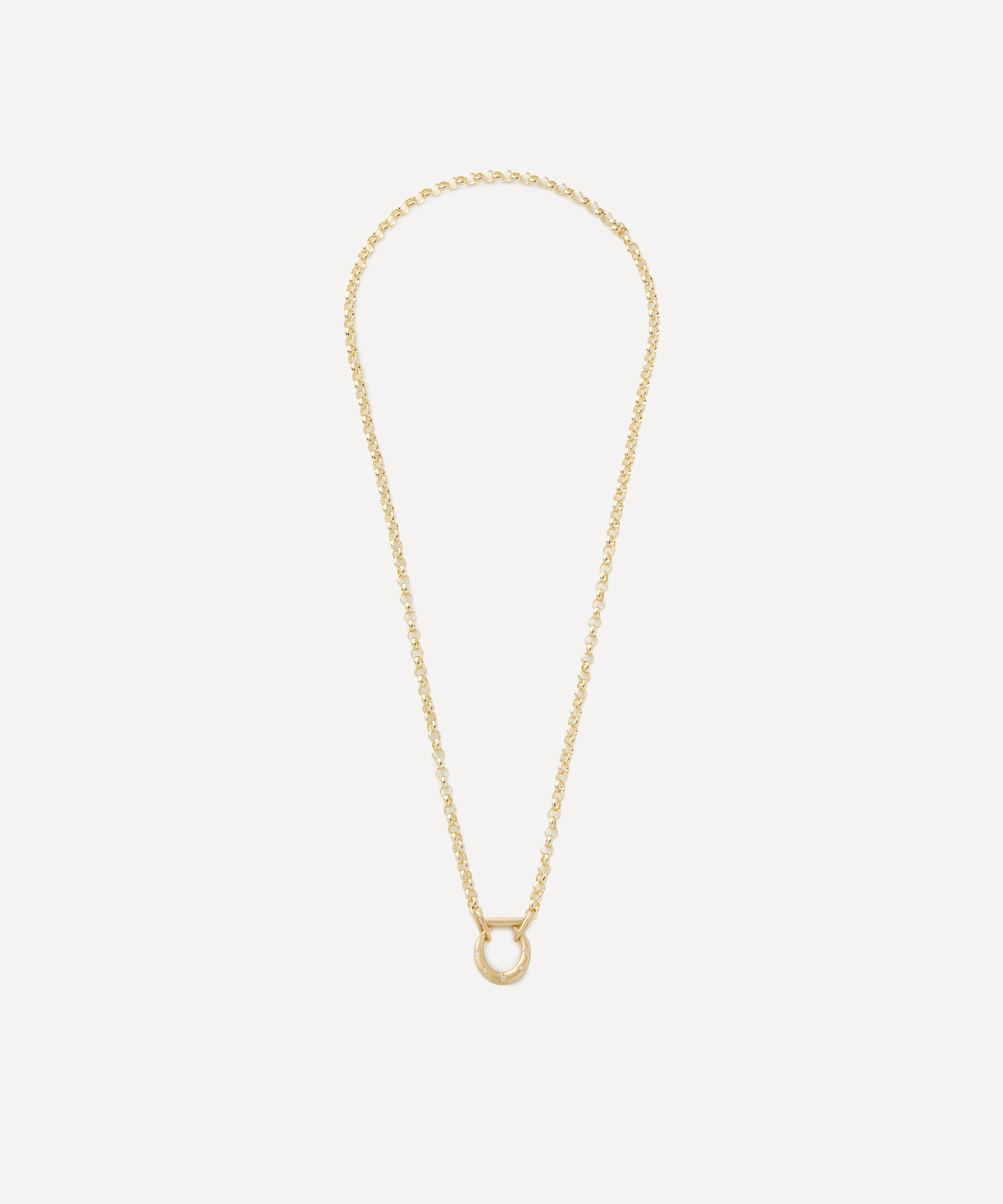 Cece Jewellery - 18ct Gold Small Horseclip Necklace image number 2