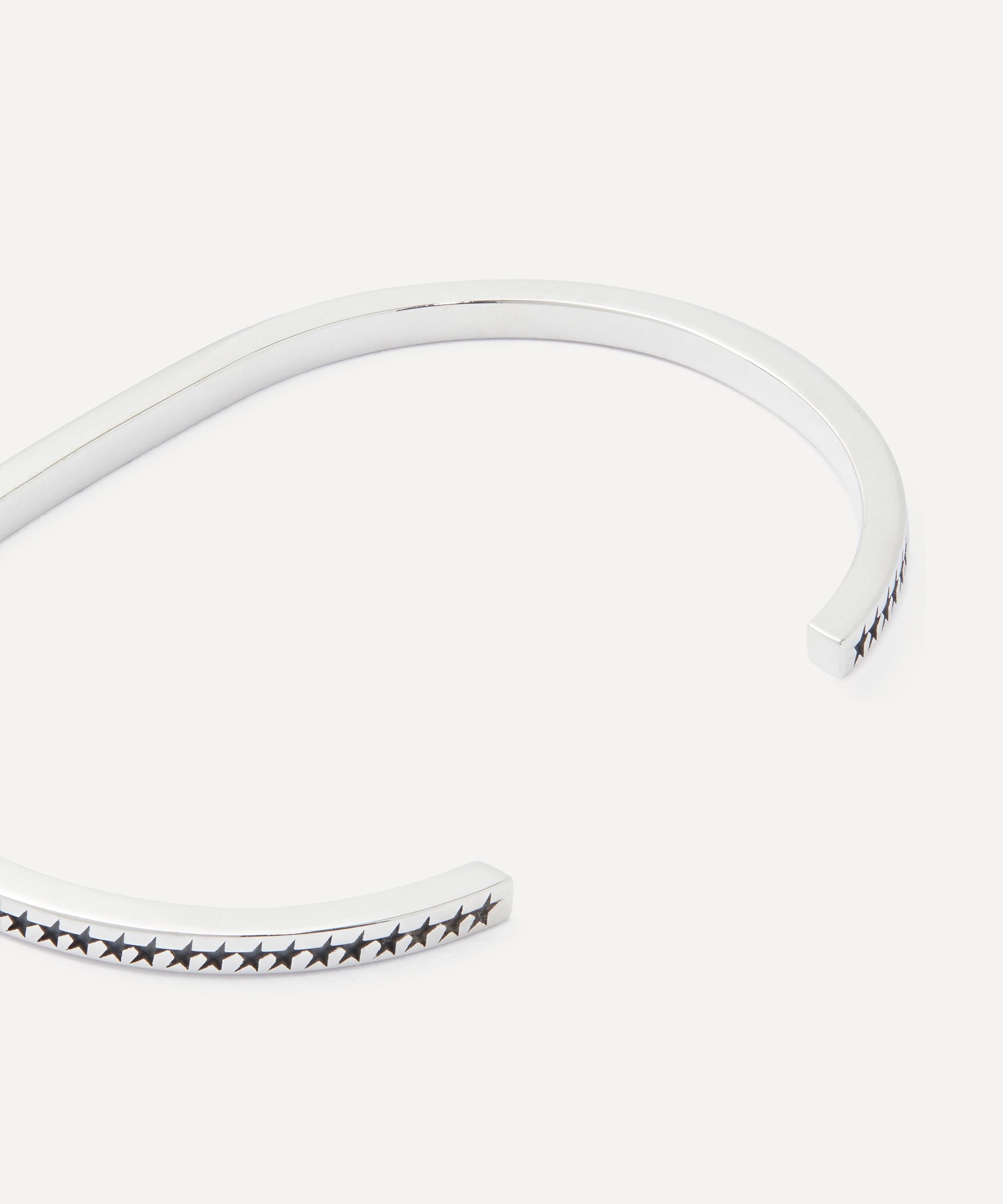 Two Jeys - Silver Icon Monogram Bangle Bracelet image number 2