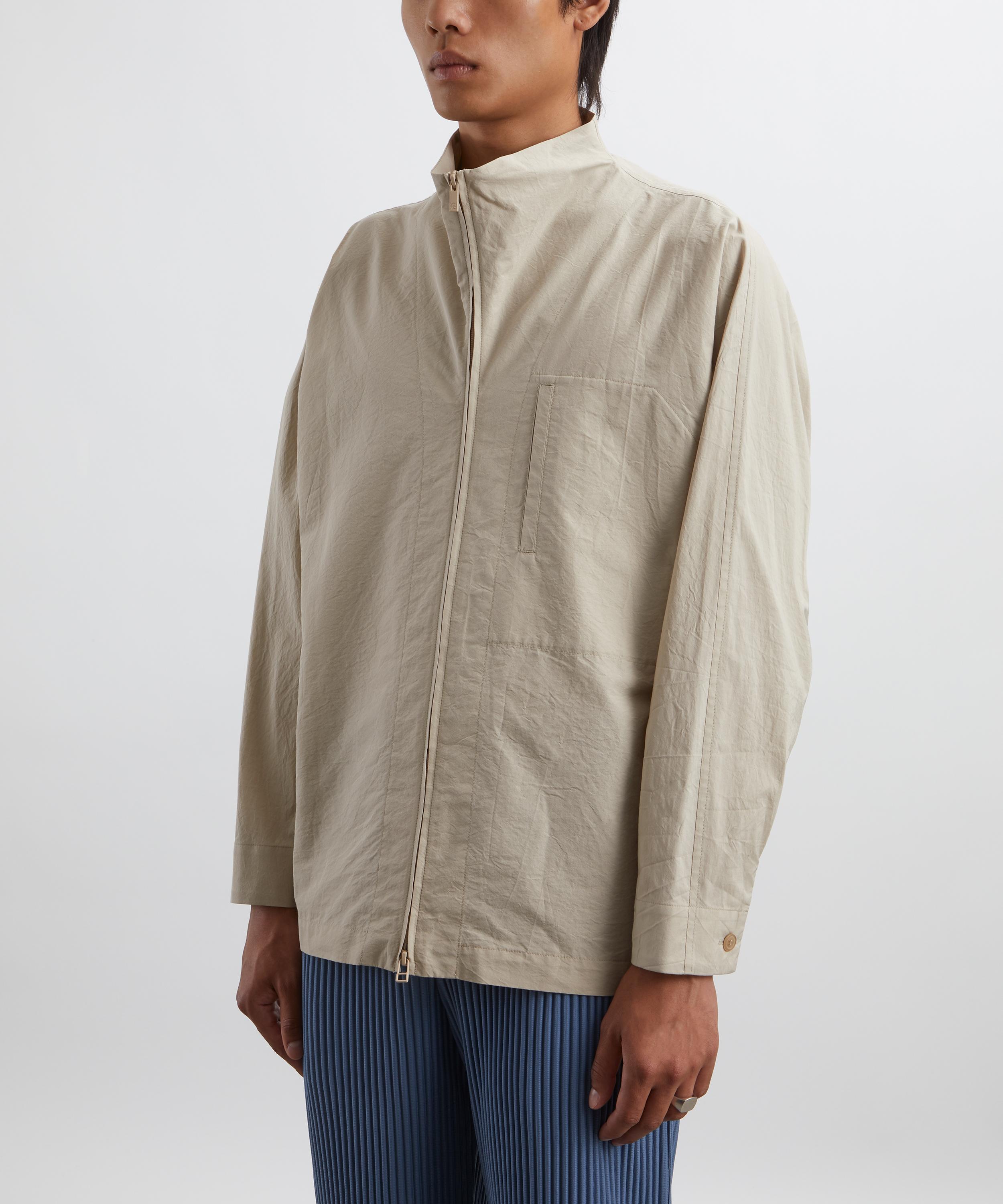 HOMME PLISSÉ ISSEY MIYAKE - Blank Zip-Front Shirt image number 2