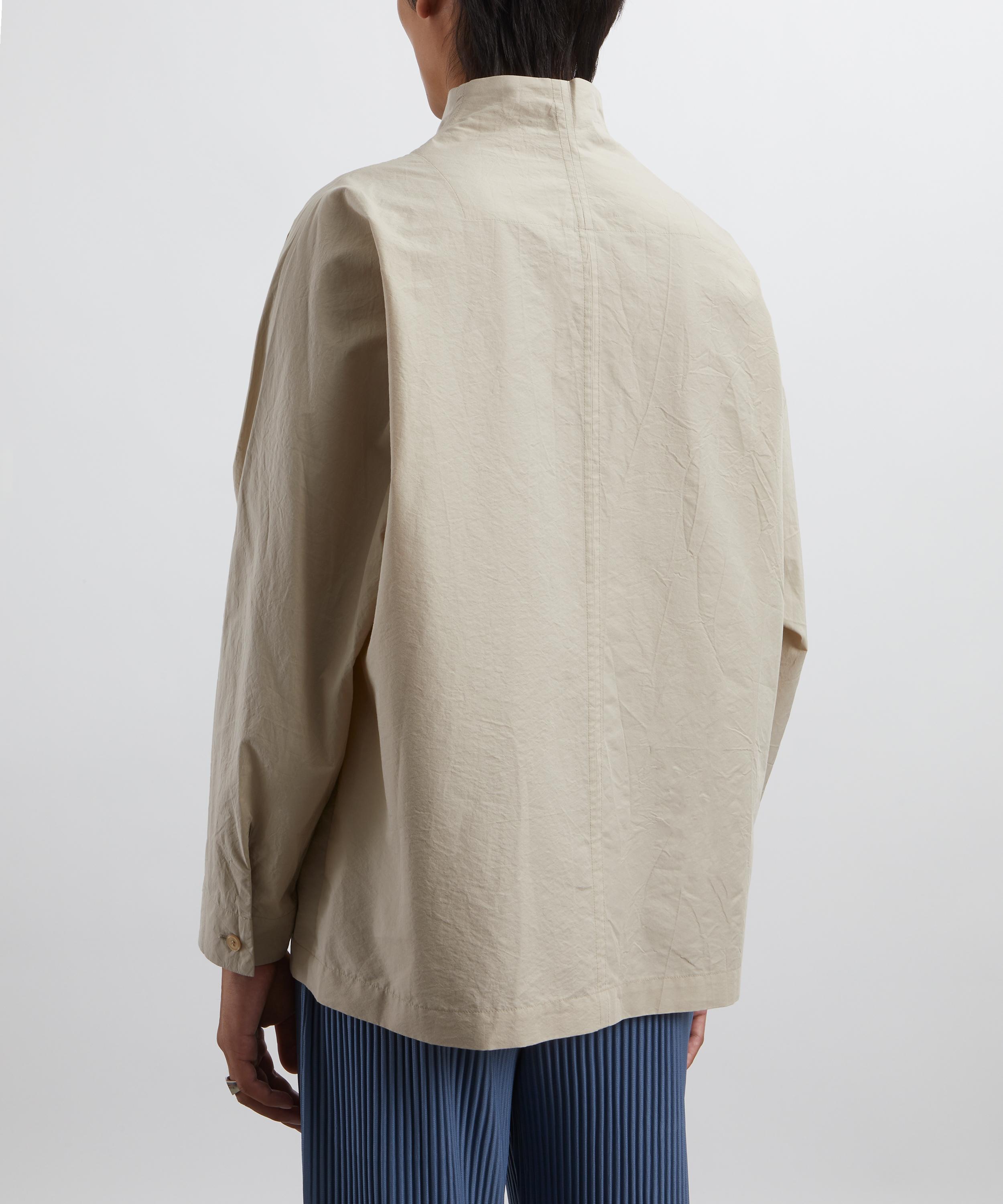 HOMME PLISSÉ ISSEY MIYAKE - Blank Zip-Front Shirt image number 3