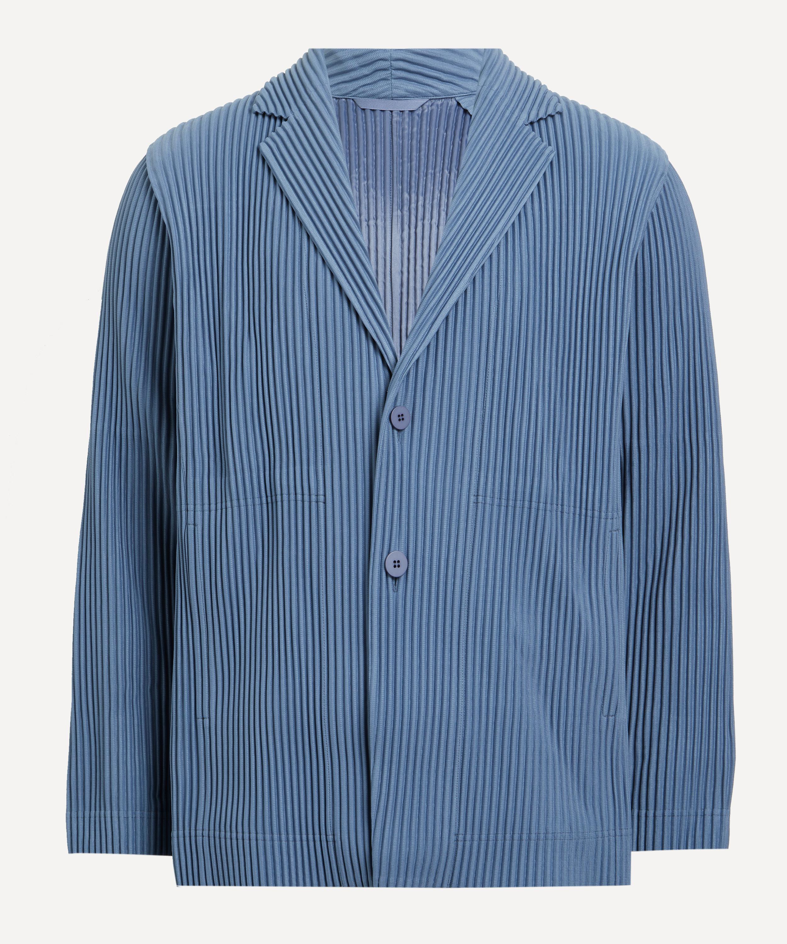 Homme Plisse Issey Miyake - TAILORED PLEATS 1 Blue Grey Pleated Jacket