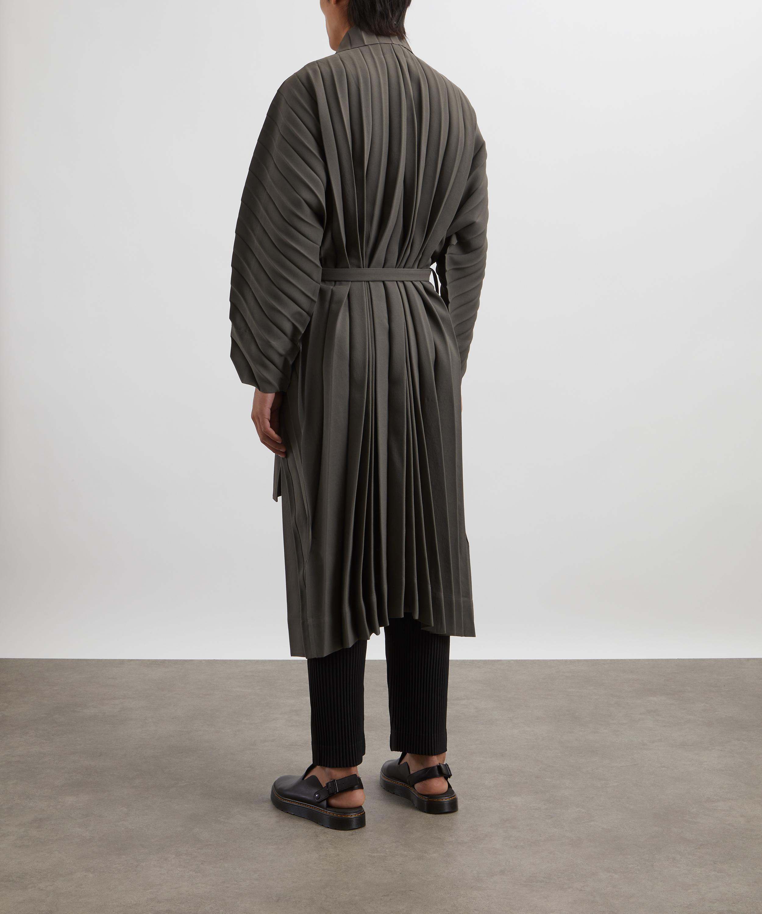 HOMME PLISSÉ ISSEY MIYAKE - Charcoal EDGE Trench Coat image number 3