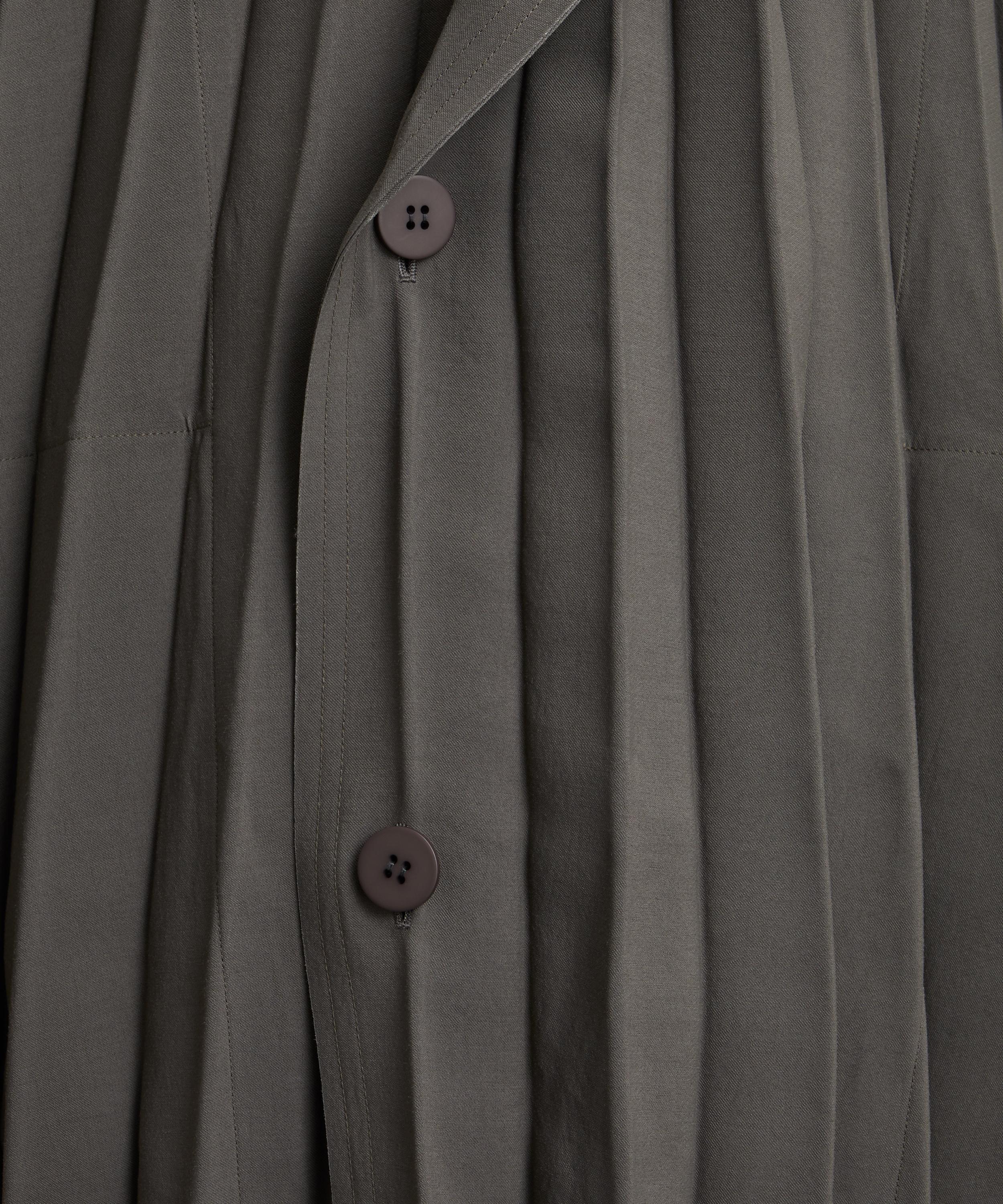 HOMME PLISSÉ ISSEY MIYAKE - Charcoal EDGE Trench Coat image number 4