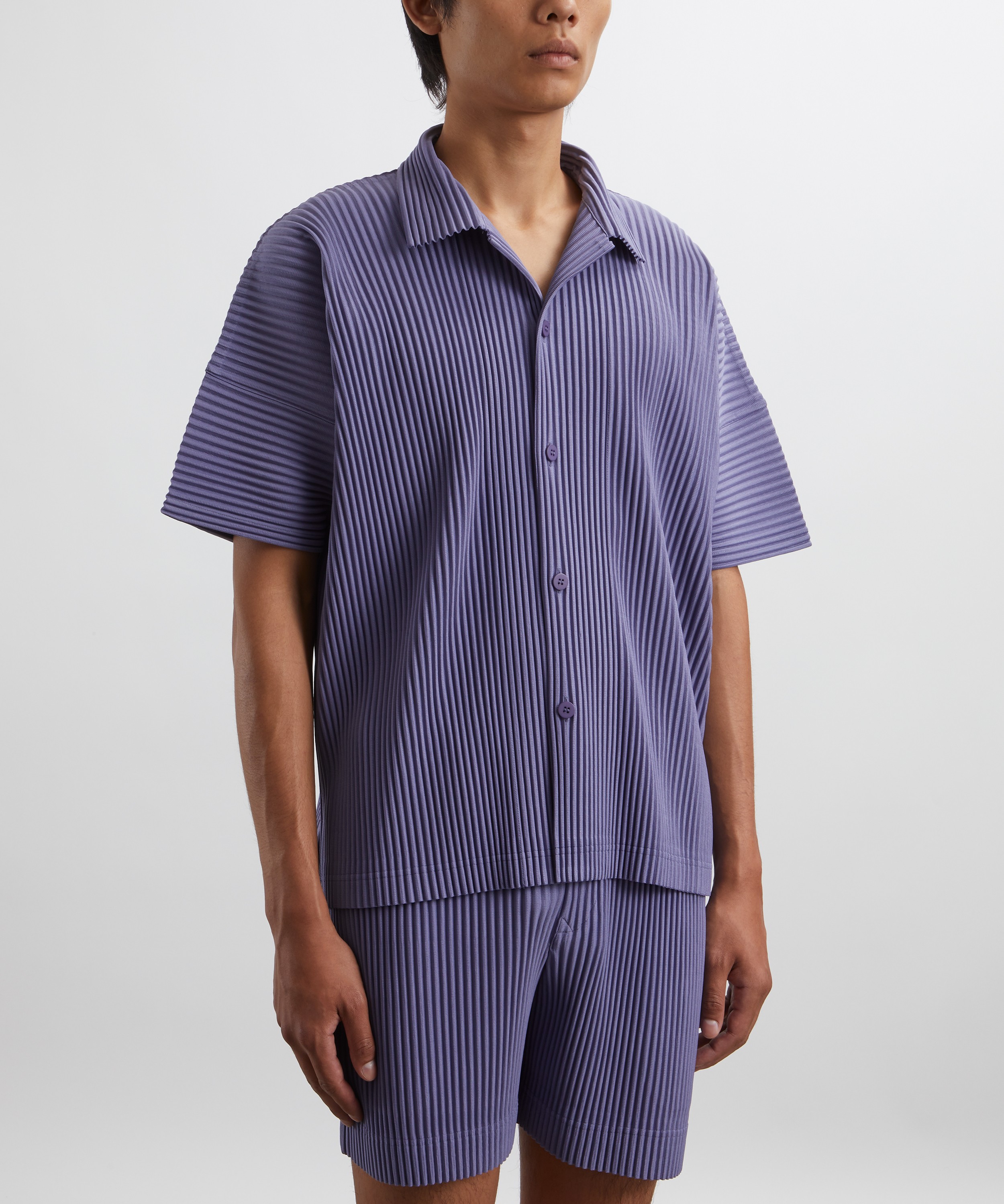 homme plisse シャツ Homme Plisse Issey Miyake Pink Edge Shirt Homme Plisse Issey
