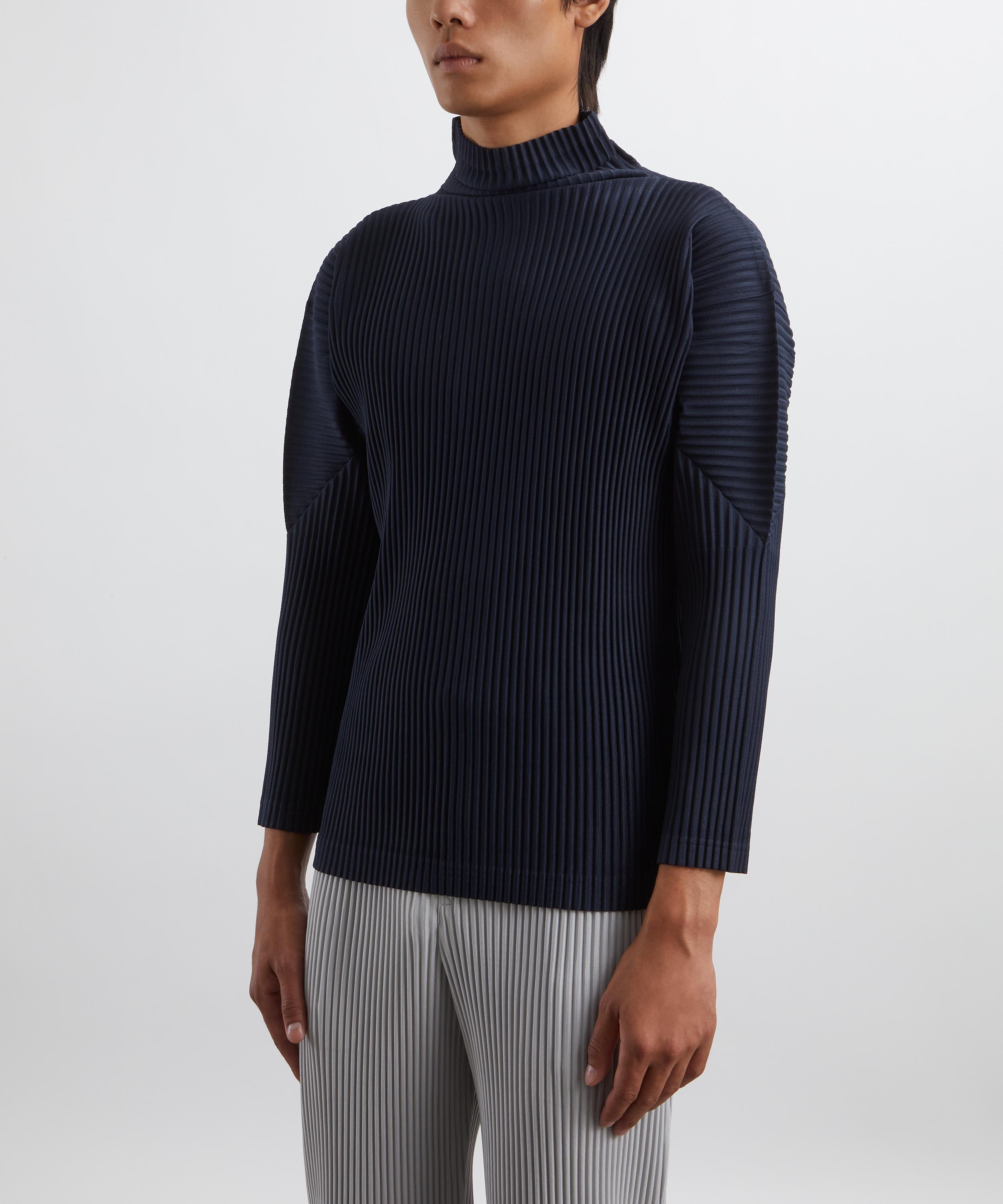 Homme Plisse Issey Miyake - BASICS Pleated Turtleneck Top image number 2