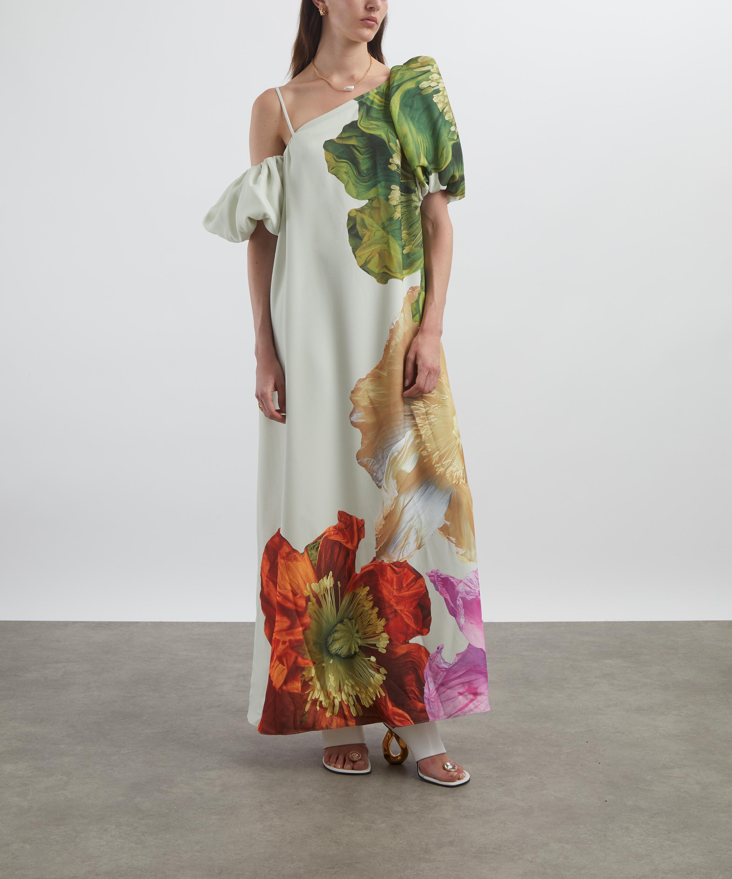 Stine Goya - Payton Poppies Bloom Crepe Maxi-Dress image number 2