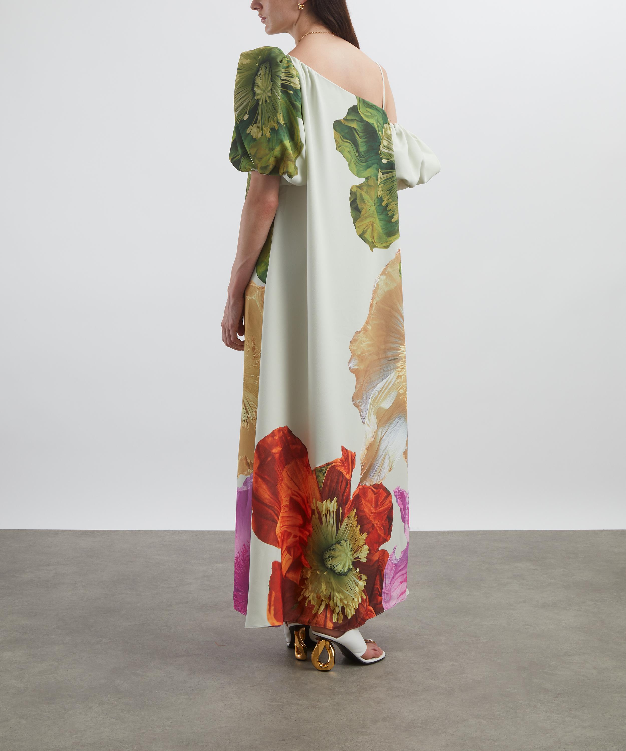 Stine Goya - Payton Poppies Bloom Crepe Maxi-Dress image number 3