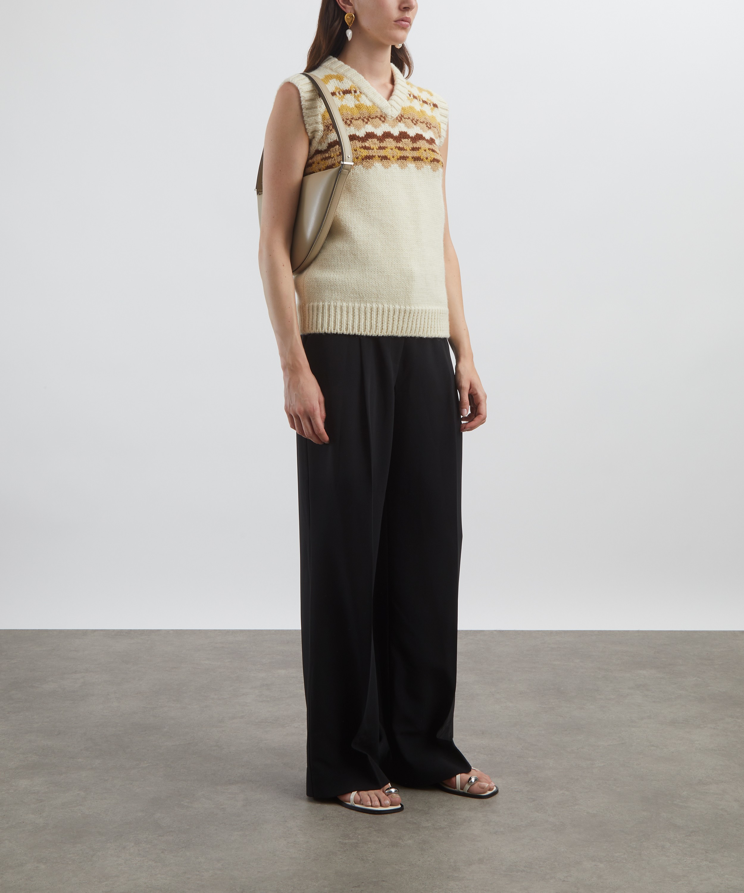 Stine Goya - Asha High-Waisted Flared Trousers image number 1