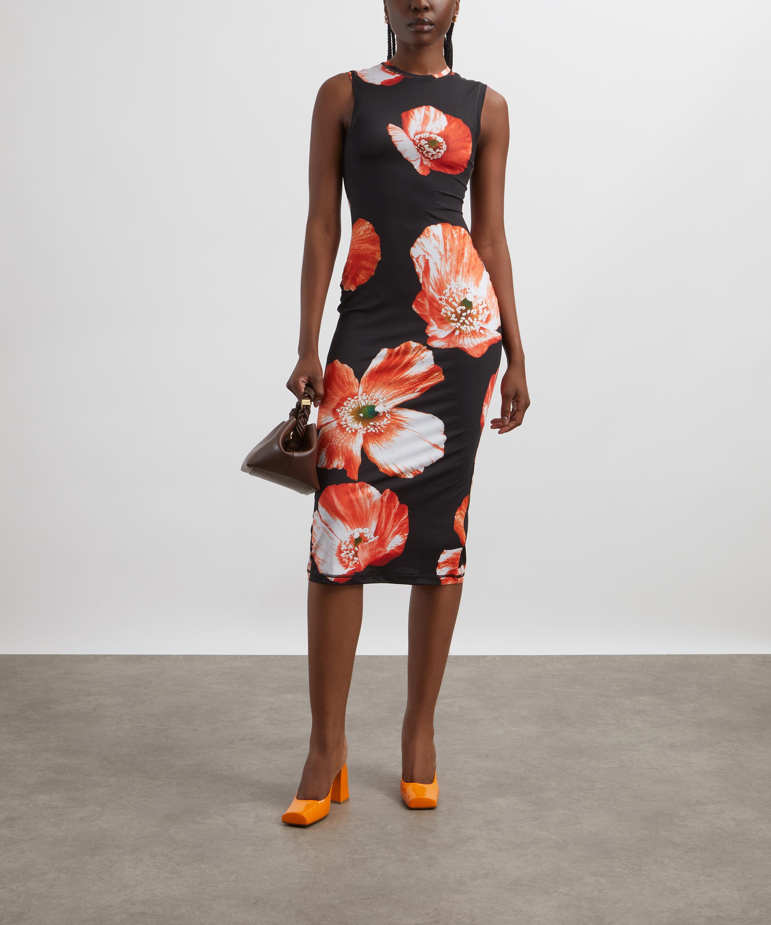 Stine Goya - Danya Opium Poppies Sleeveless Midi-Dress image number 1