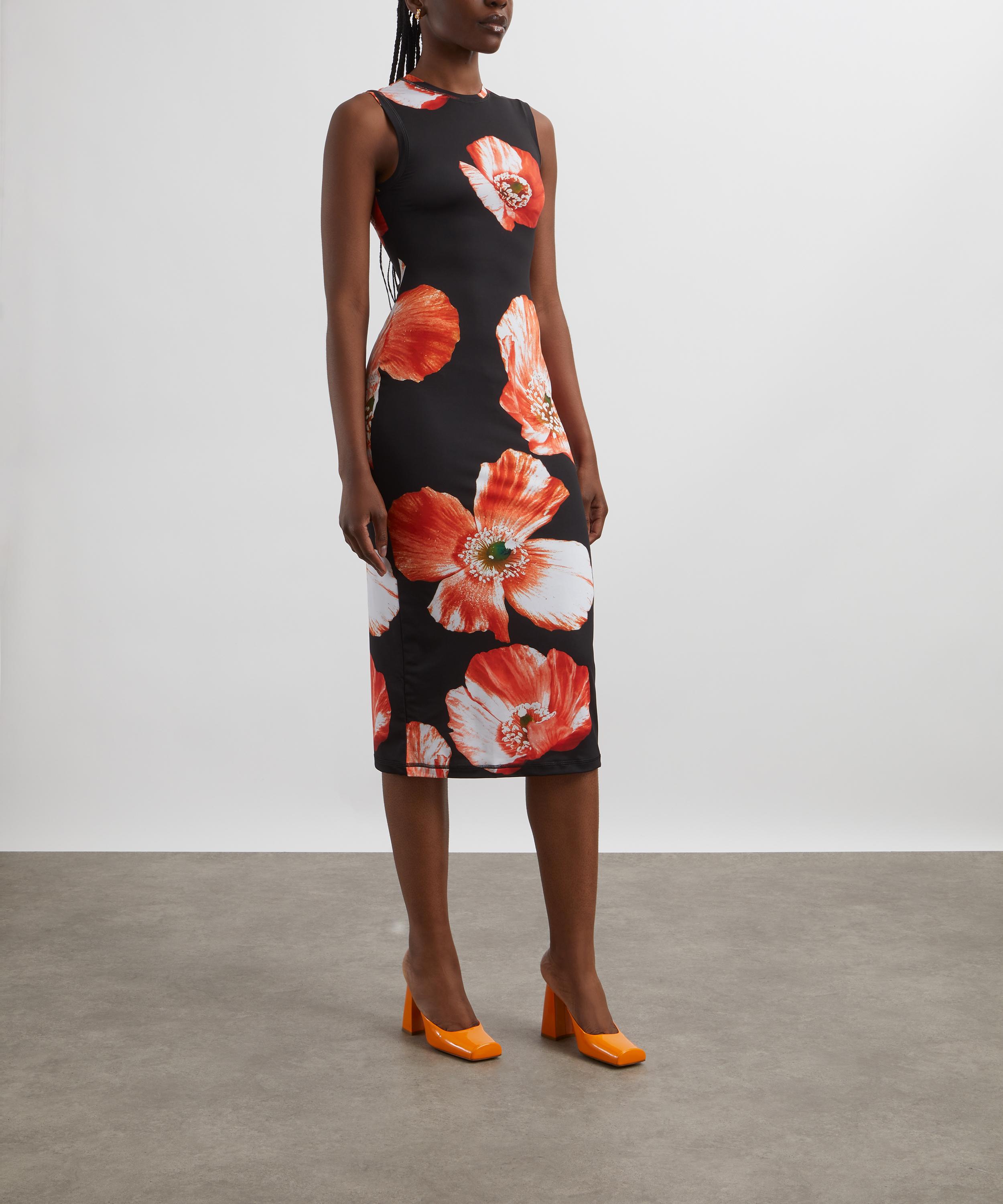 Stine Goya - Danya Opium Poppies Sleeveless Midi-Dress image number 2