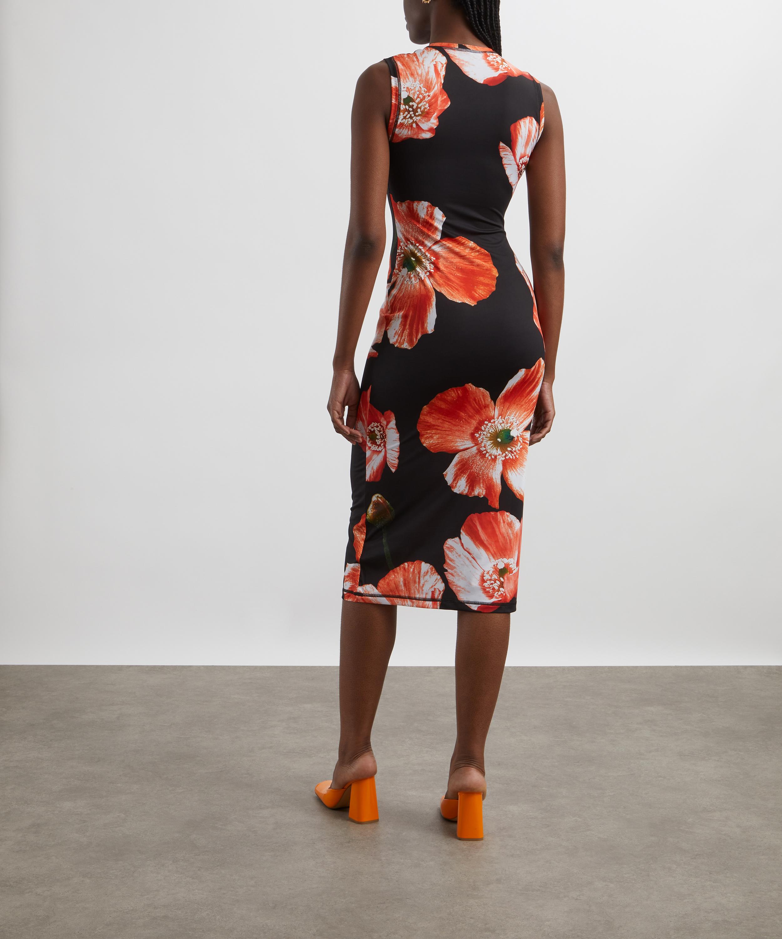 Stine Goya - Danya Opium Poppies Sleeveless Midi-Dress image number 3