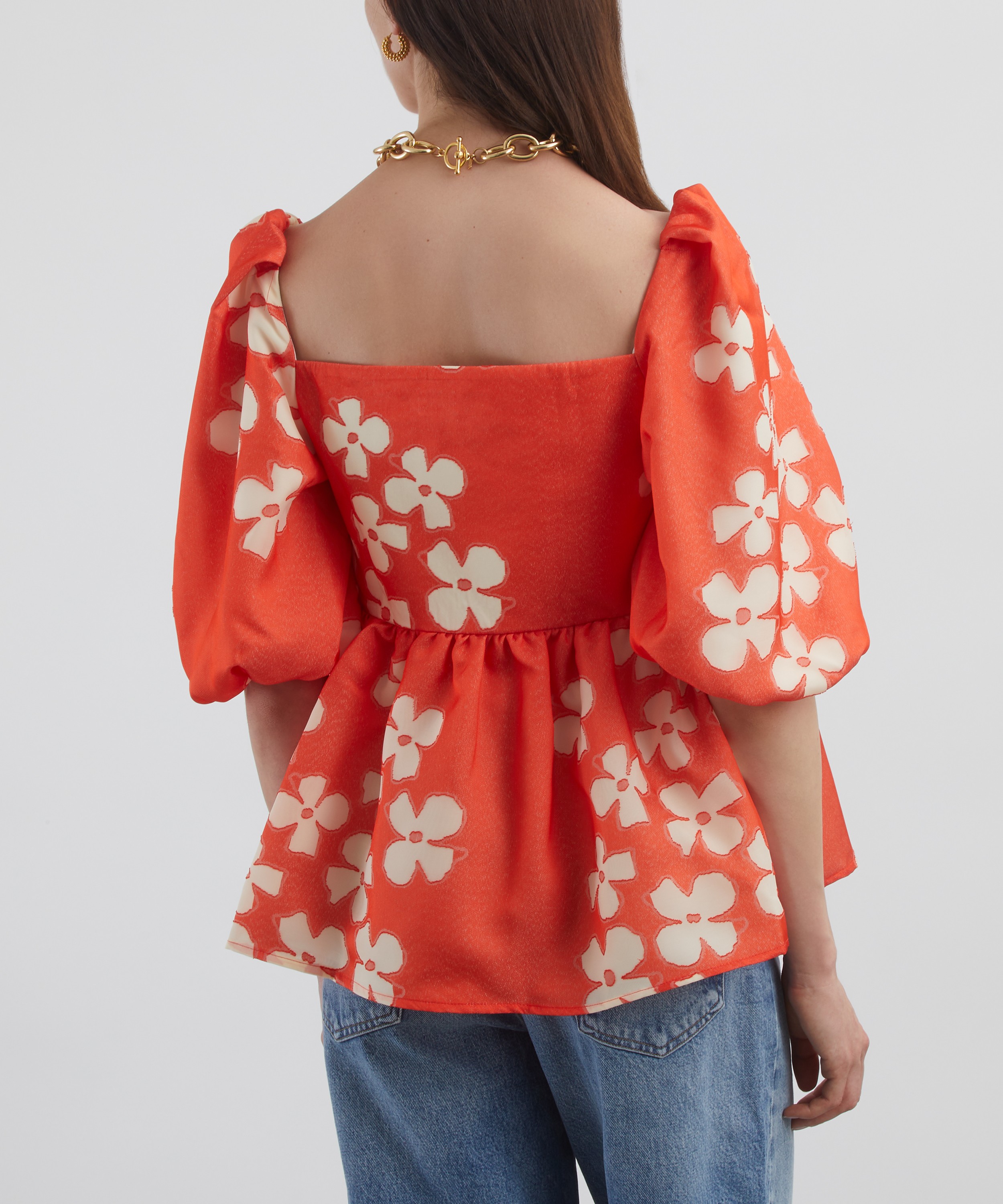 Stine Goya - Kinsley Ditzy Poppies Peplum Top image number 3